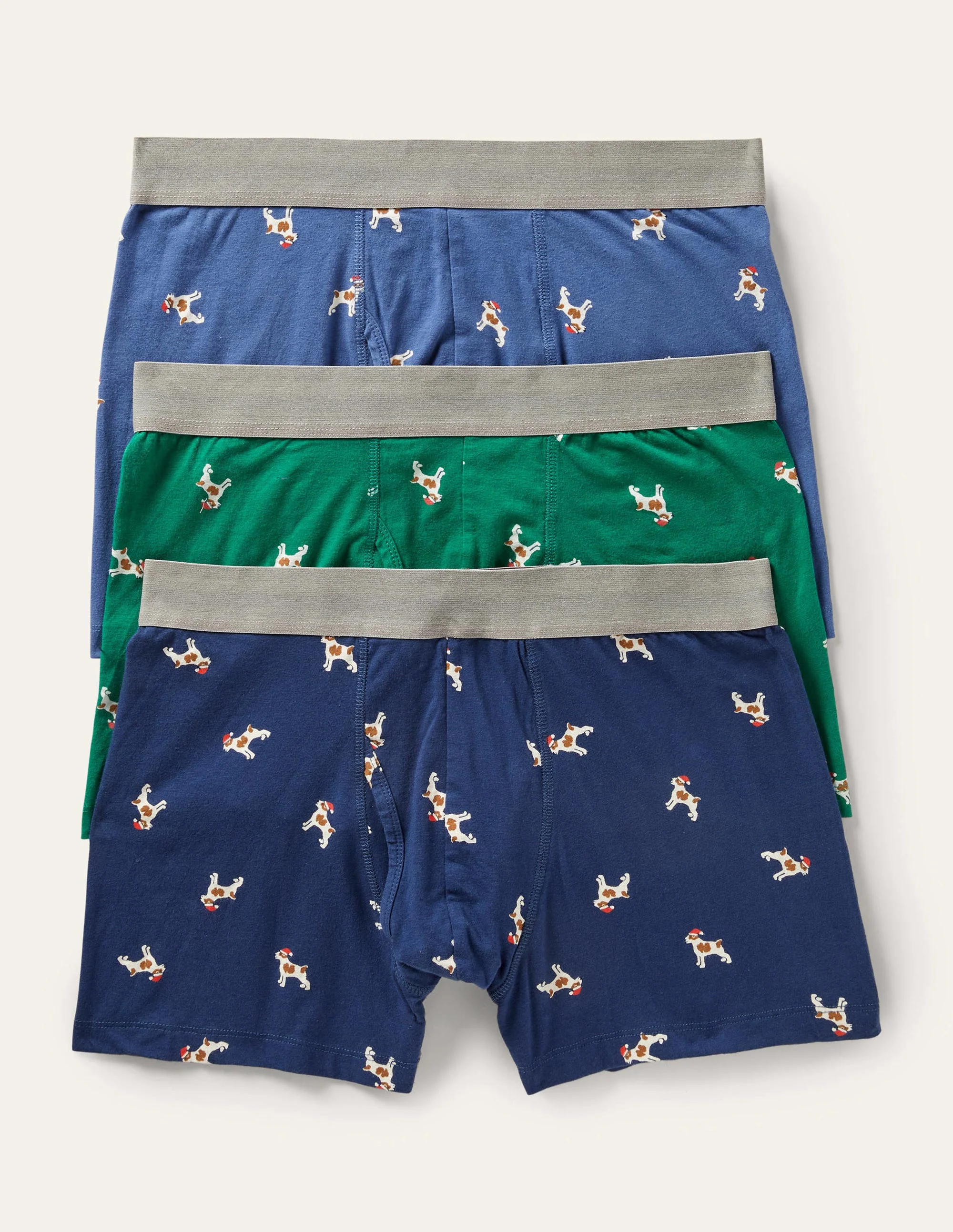 3 Pack Jersey Boxers-Christmas Sprout - Image 3