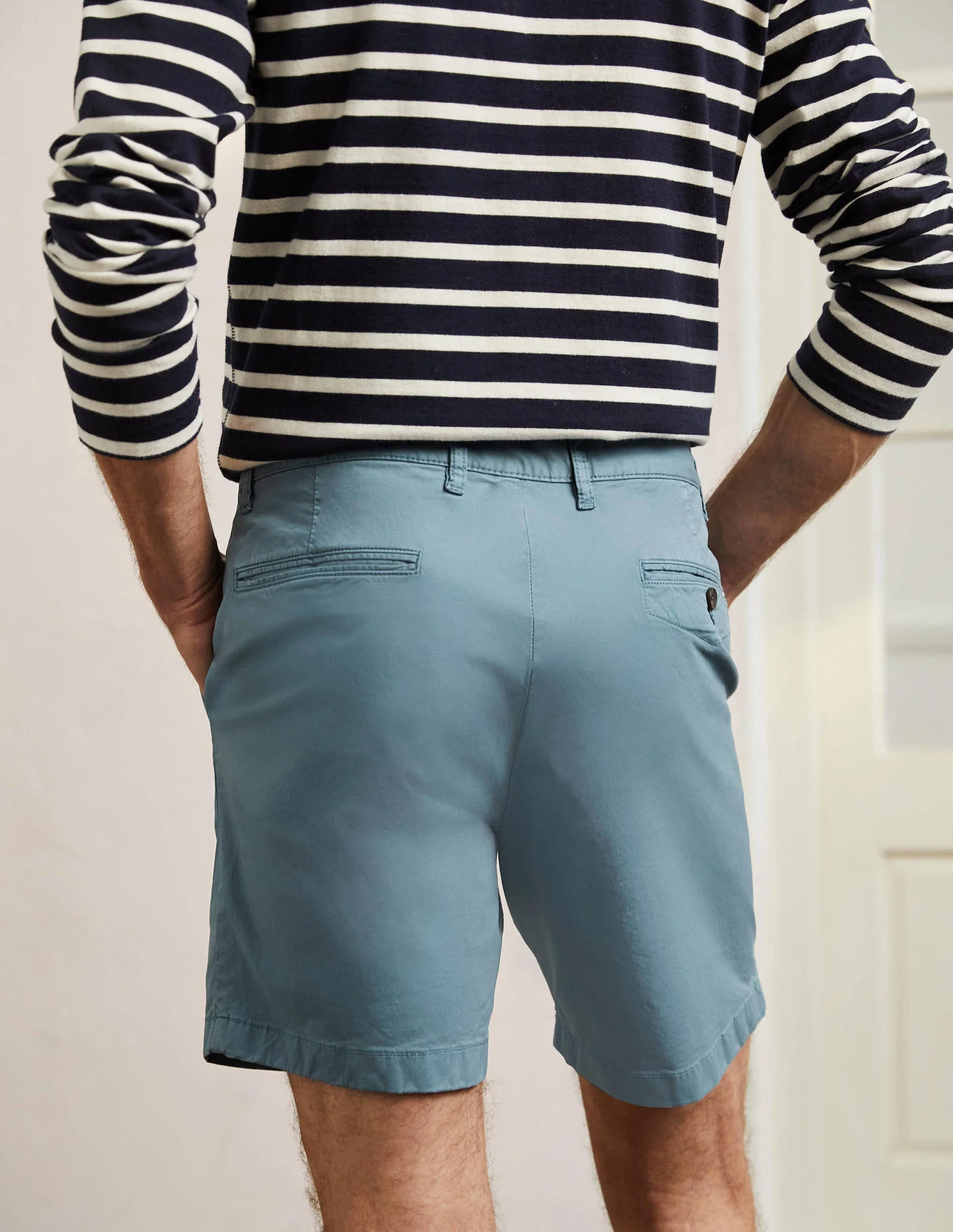 Chino Shorts-Aegean Blue - Image 3