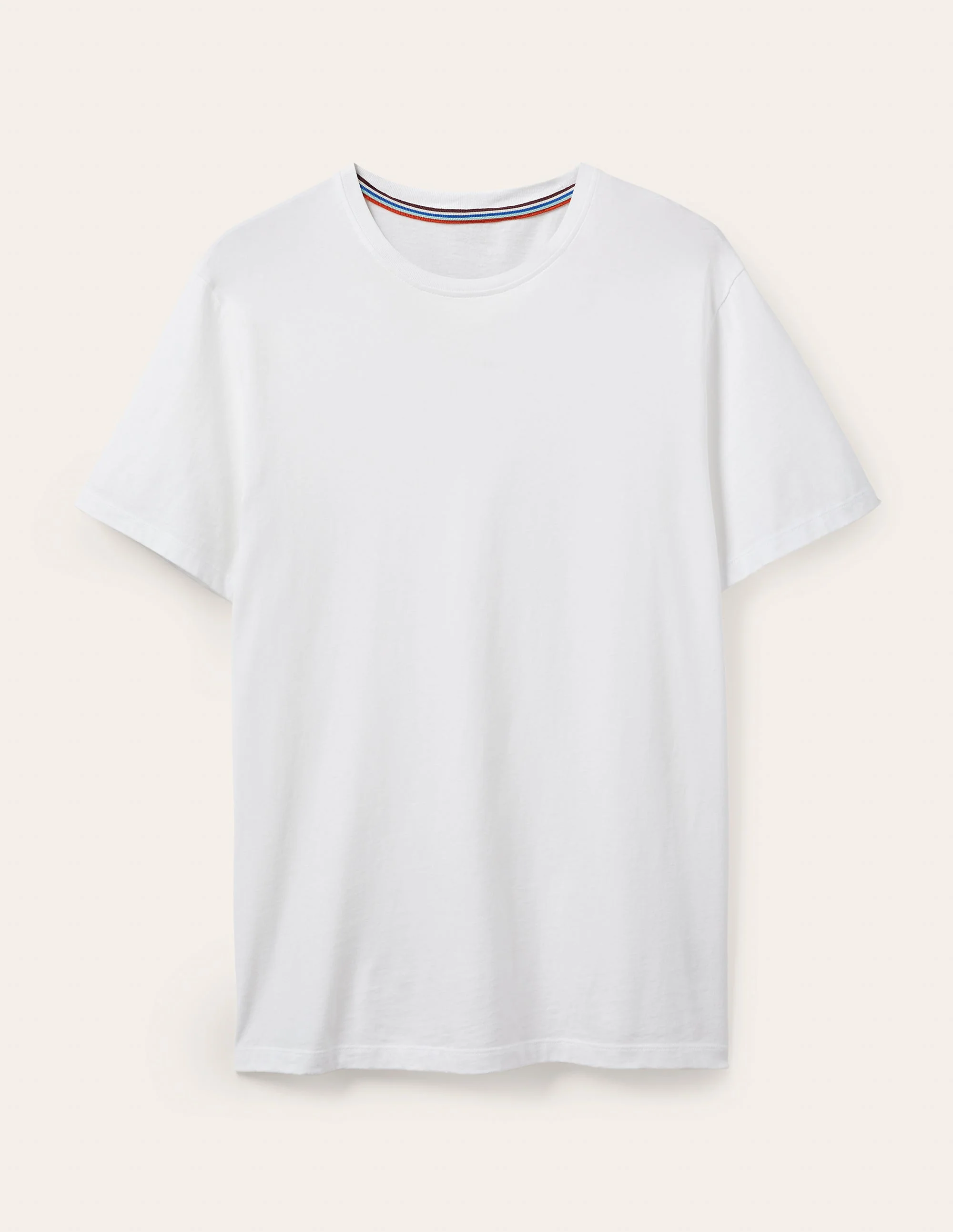 Classic Cotton T-shirt-White - Image 6