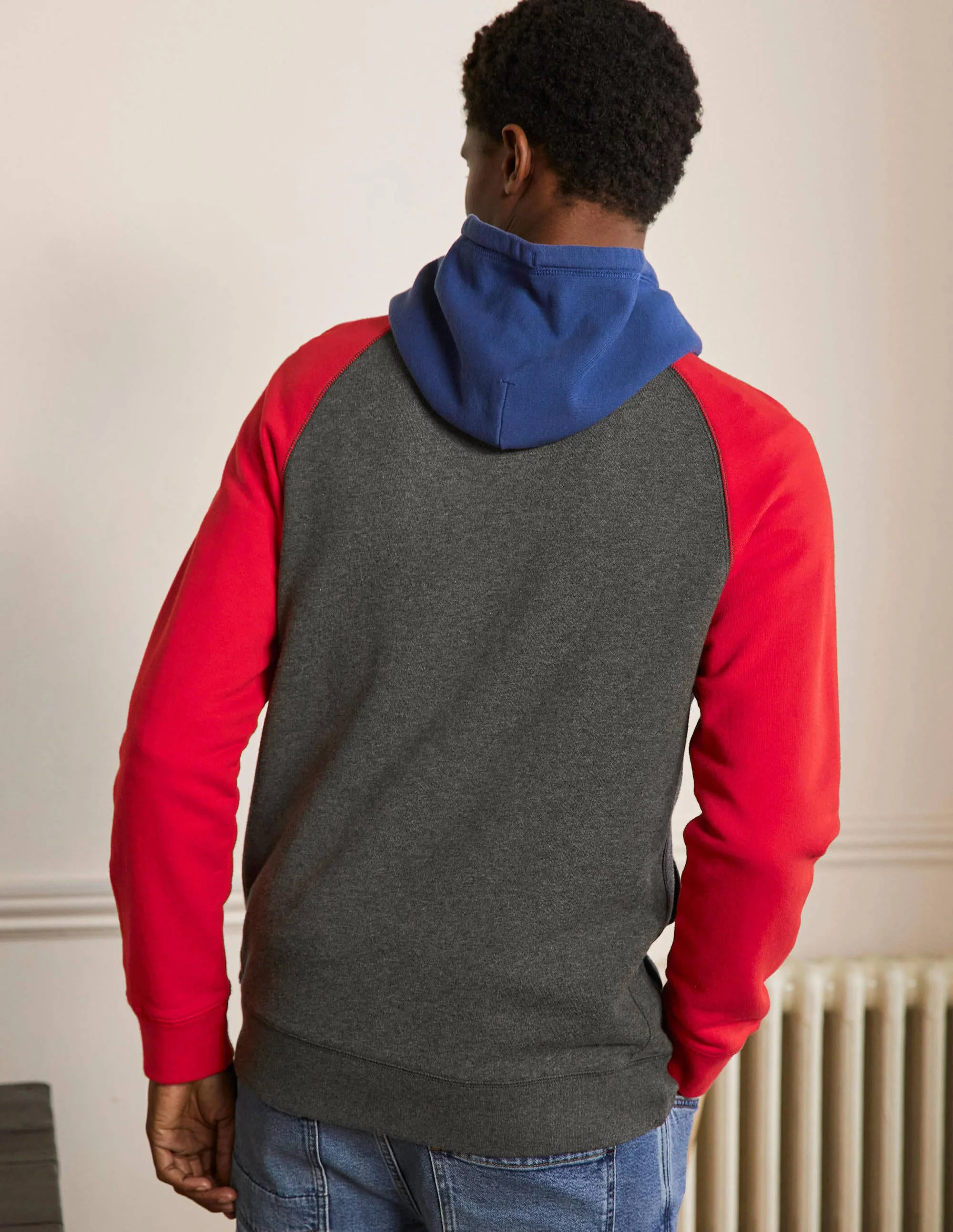 Colourblock Hoodie-Multi Colourblock - Image 3