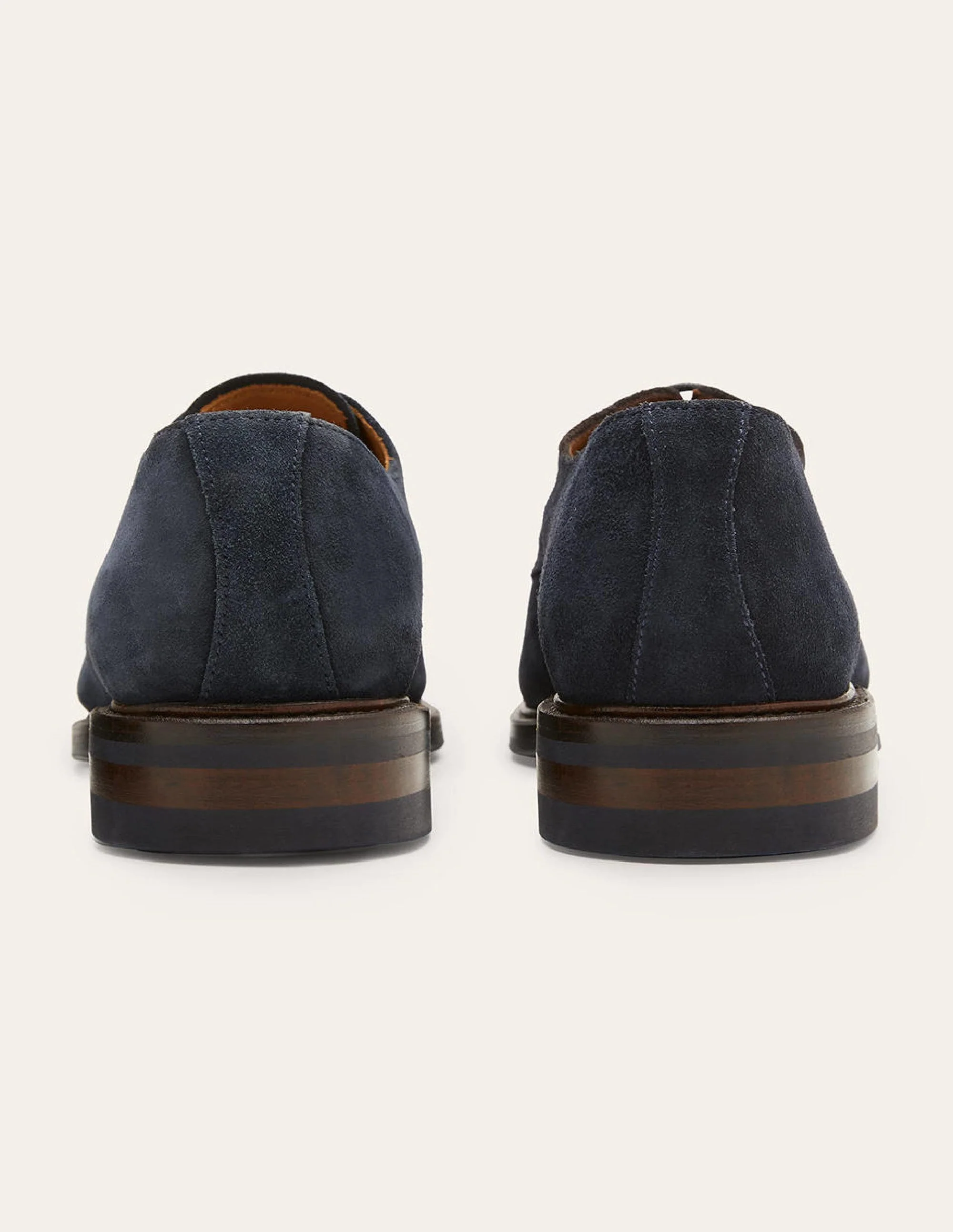 Corby Derby Shoes-Navy Suede - Image 5
