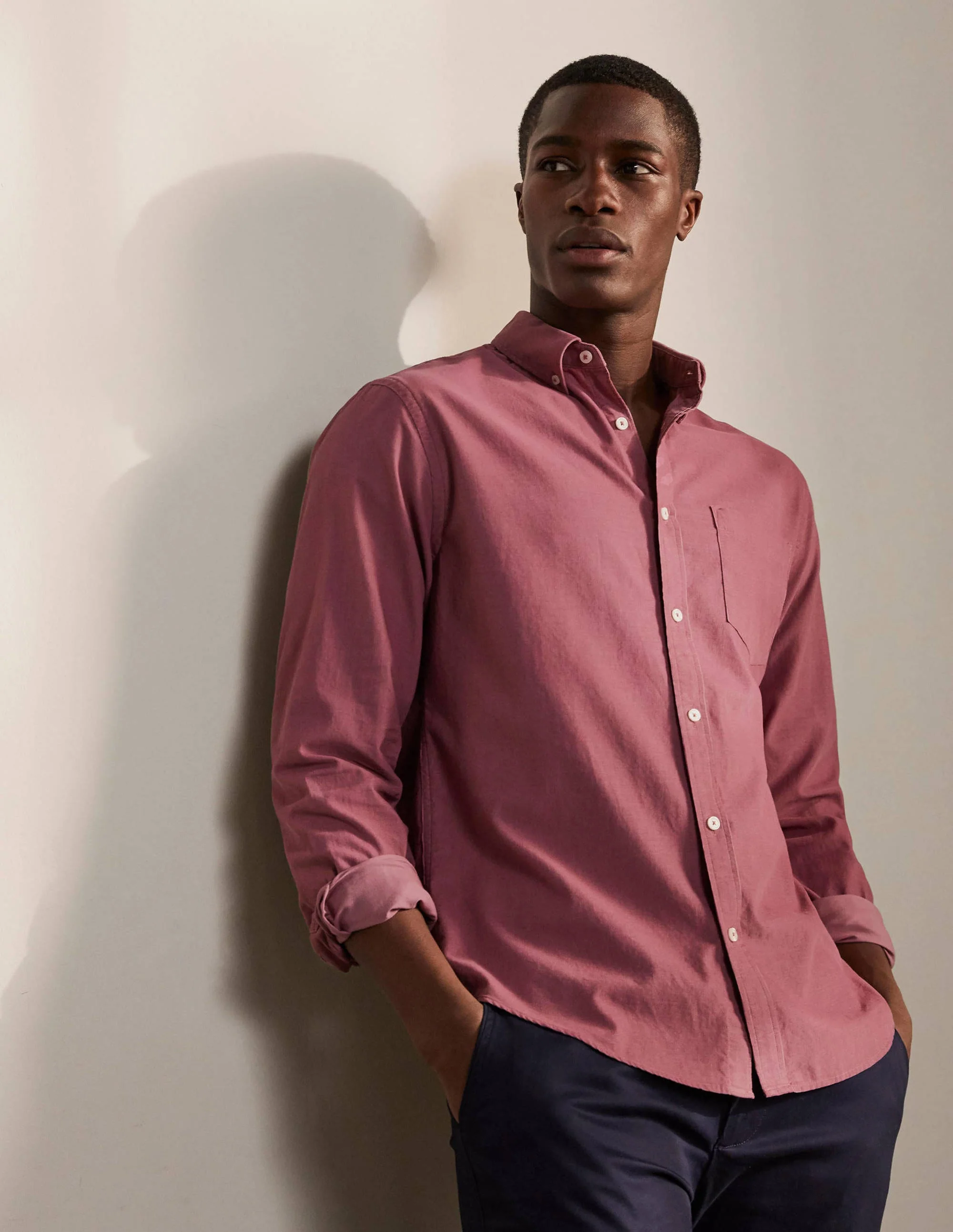 Cord Shirt-Dusky Mauve