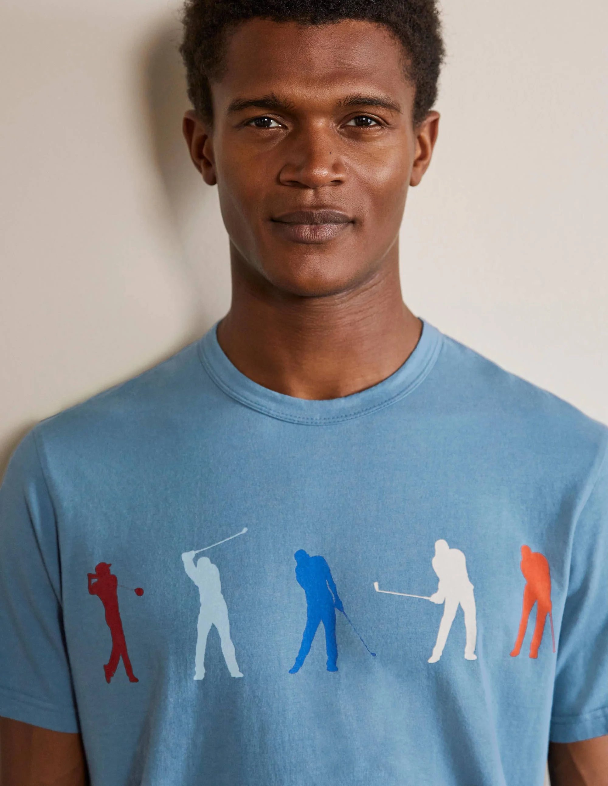 Kingston T-Shirt-Aegean Blue Golf - Image 2