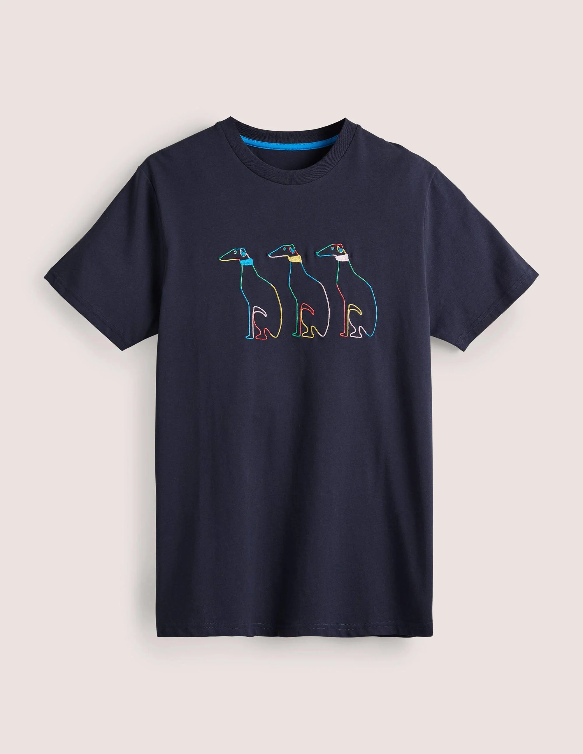 Kingston T-Shirt-Navy Whippet - Image 6