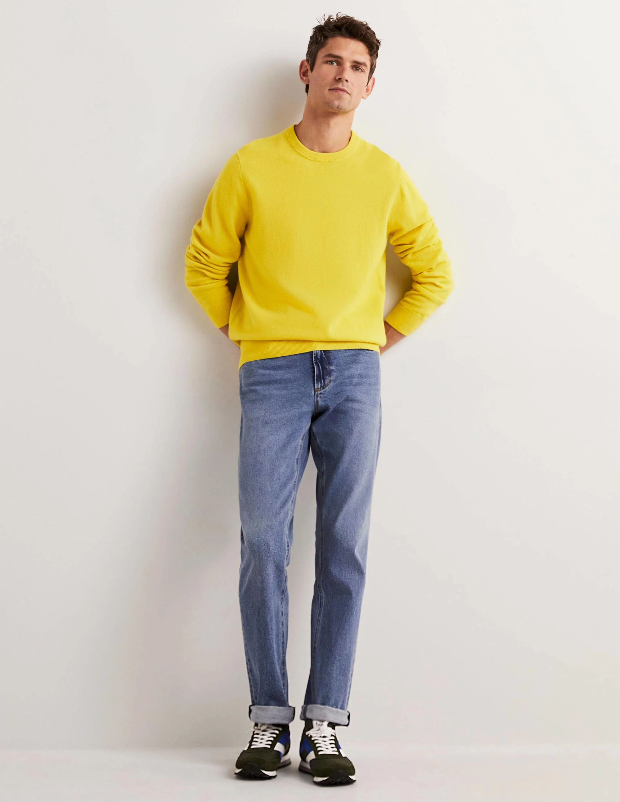 Lambswool Crew Neck-Limetree - Image 4