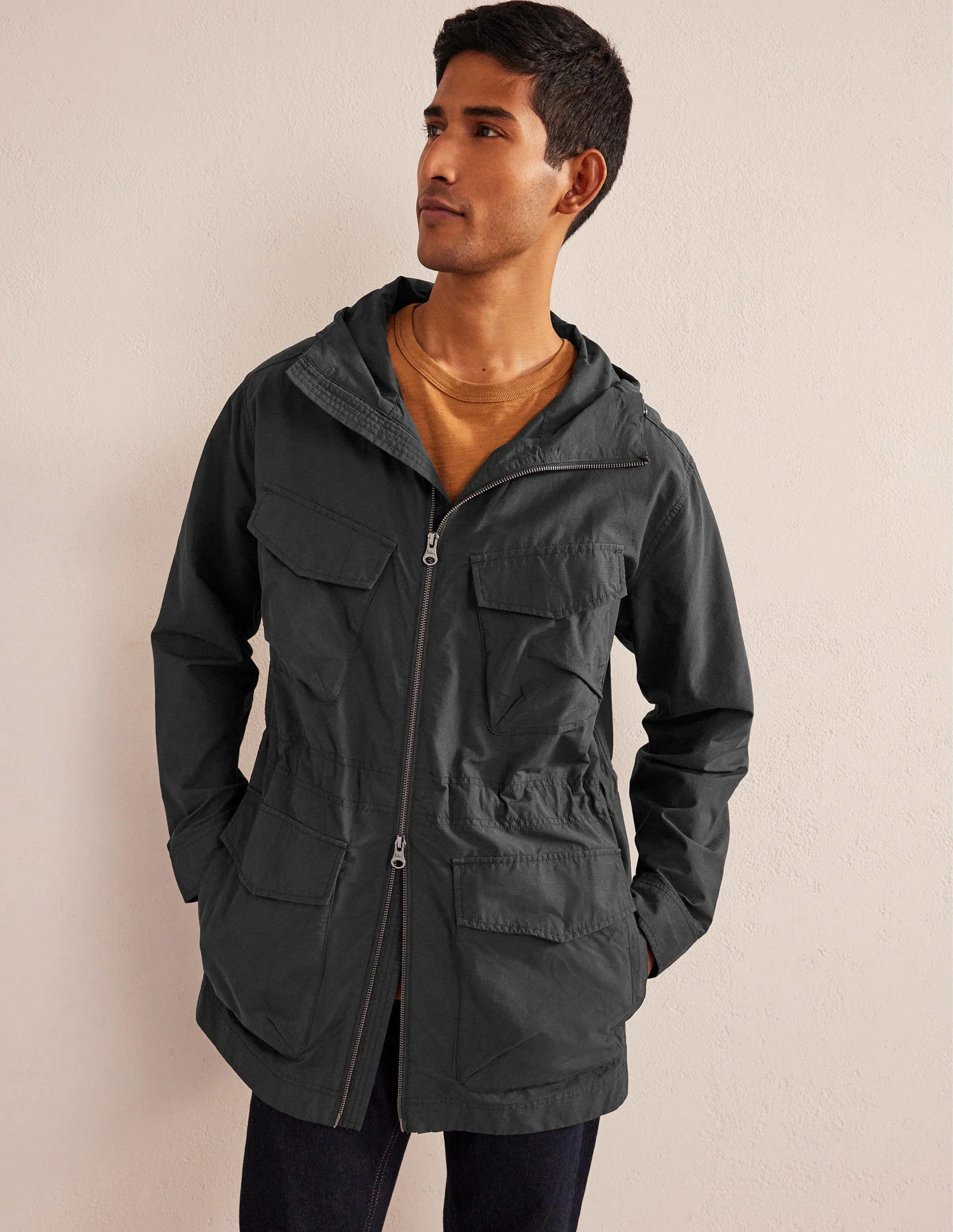 Lightweight Field Coat-Dark Grey - Image 4