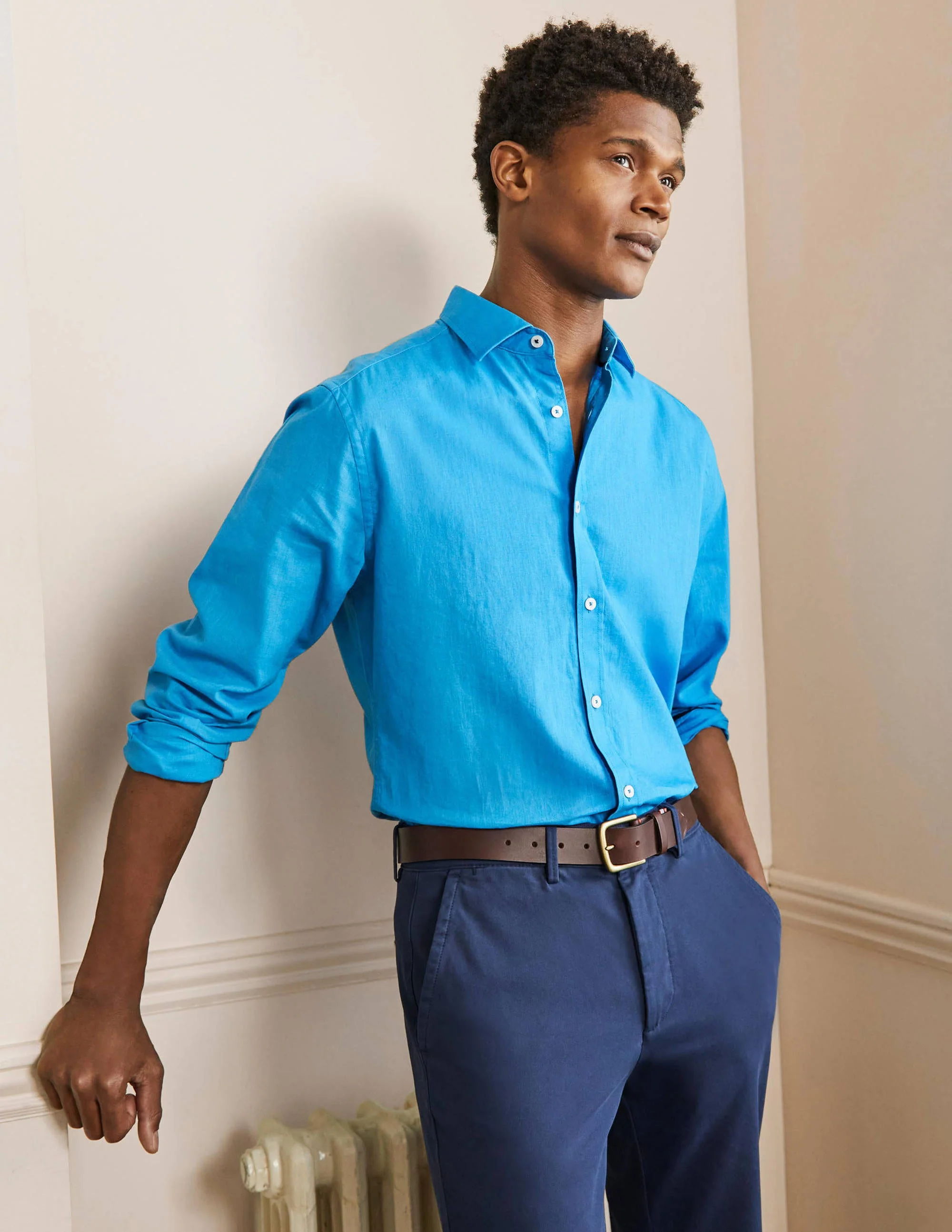 Linen Cotton Shirt-Blithe