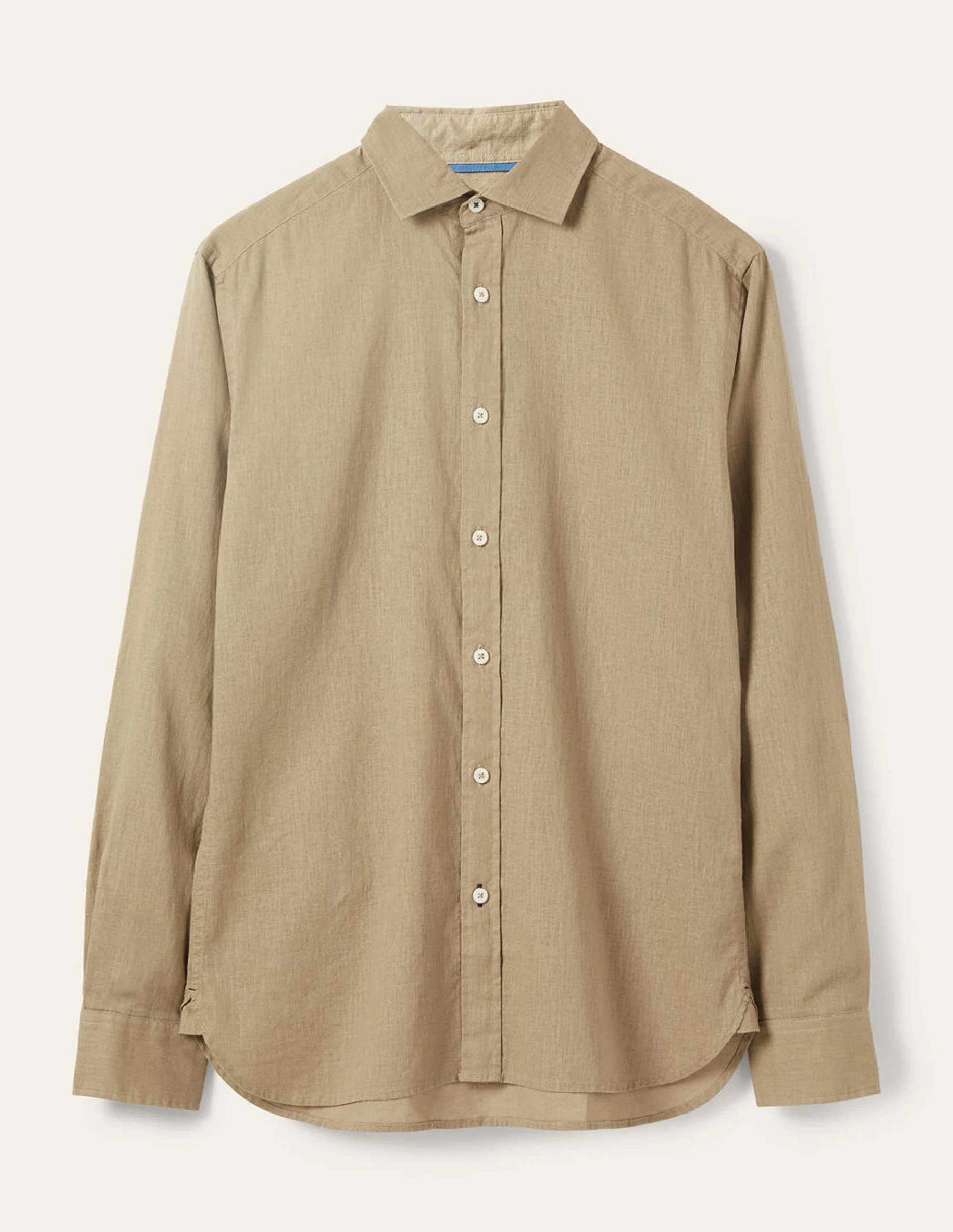 Linen Cotton Shirt-Malt - Image 7