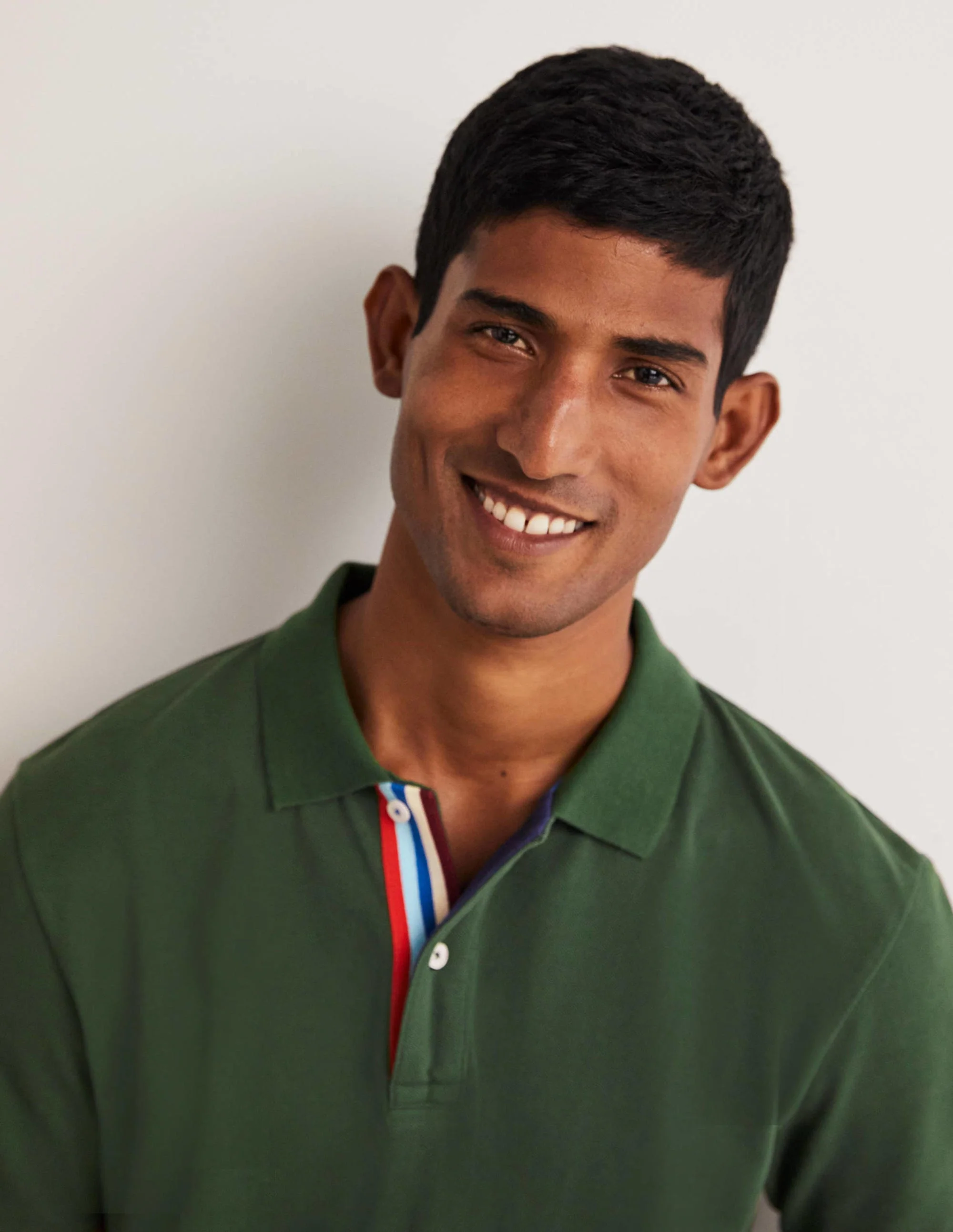 Piqué Polo Shirt-Park Green - Image 2