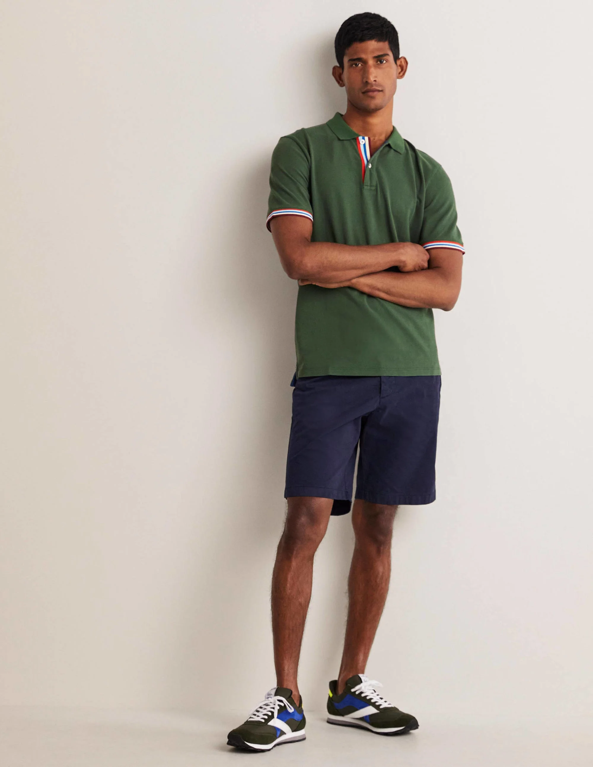Piqué Polo Shirt-Park Green - Image 5