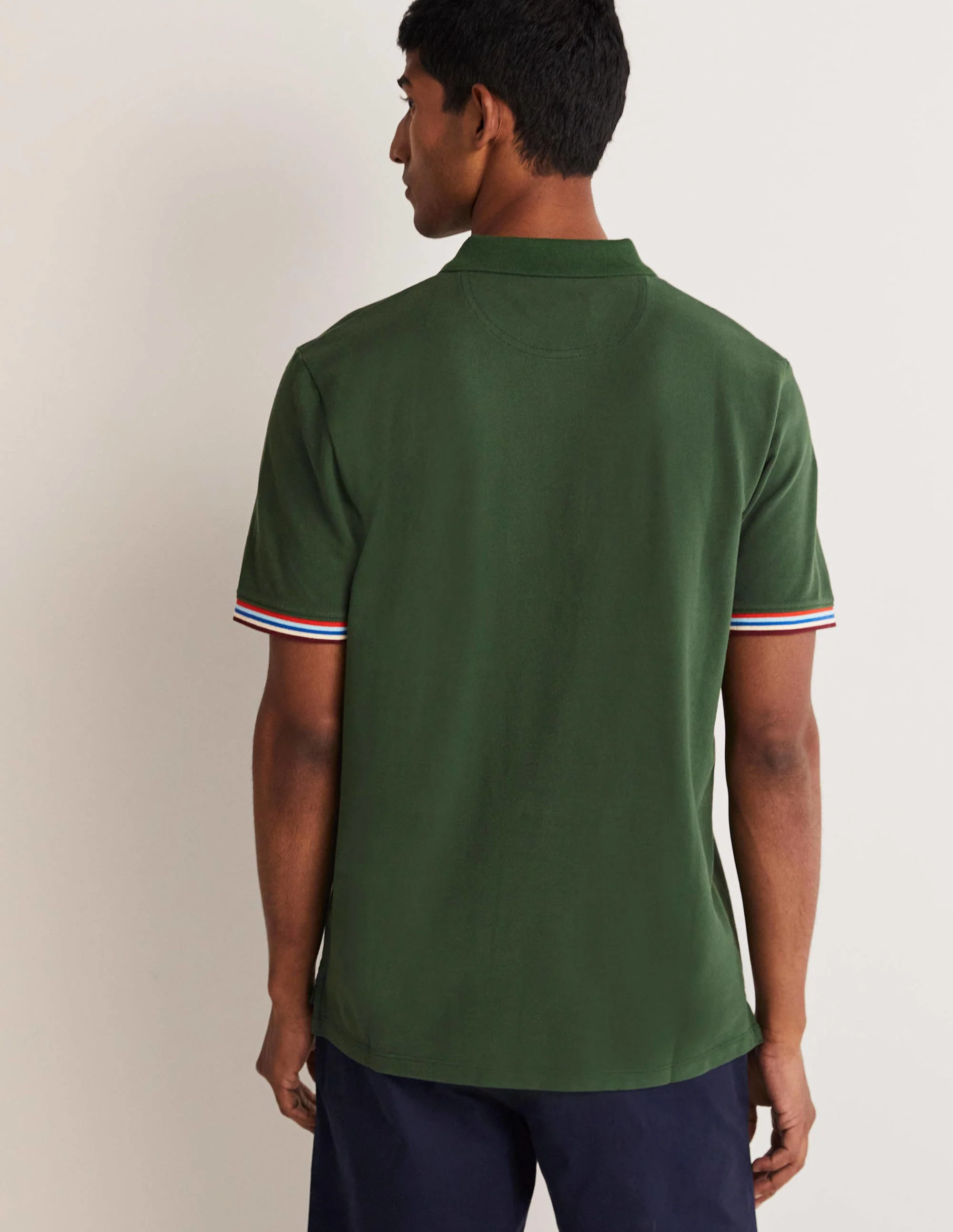 Piqué Polo Shirt-Park Green - Image 3
