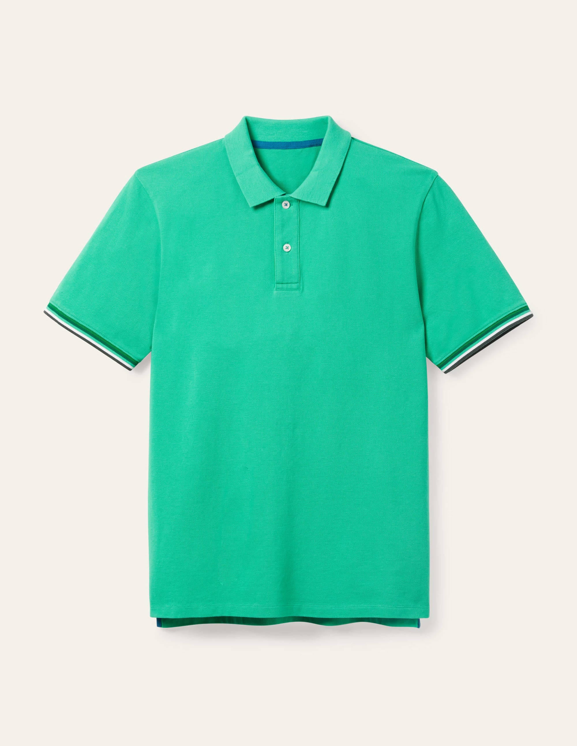 Piqué Polo Shirt-Tropical Green - Image 5
