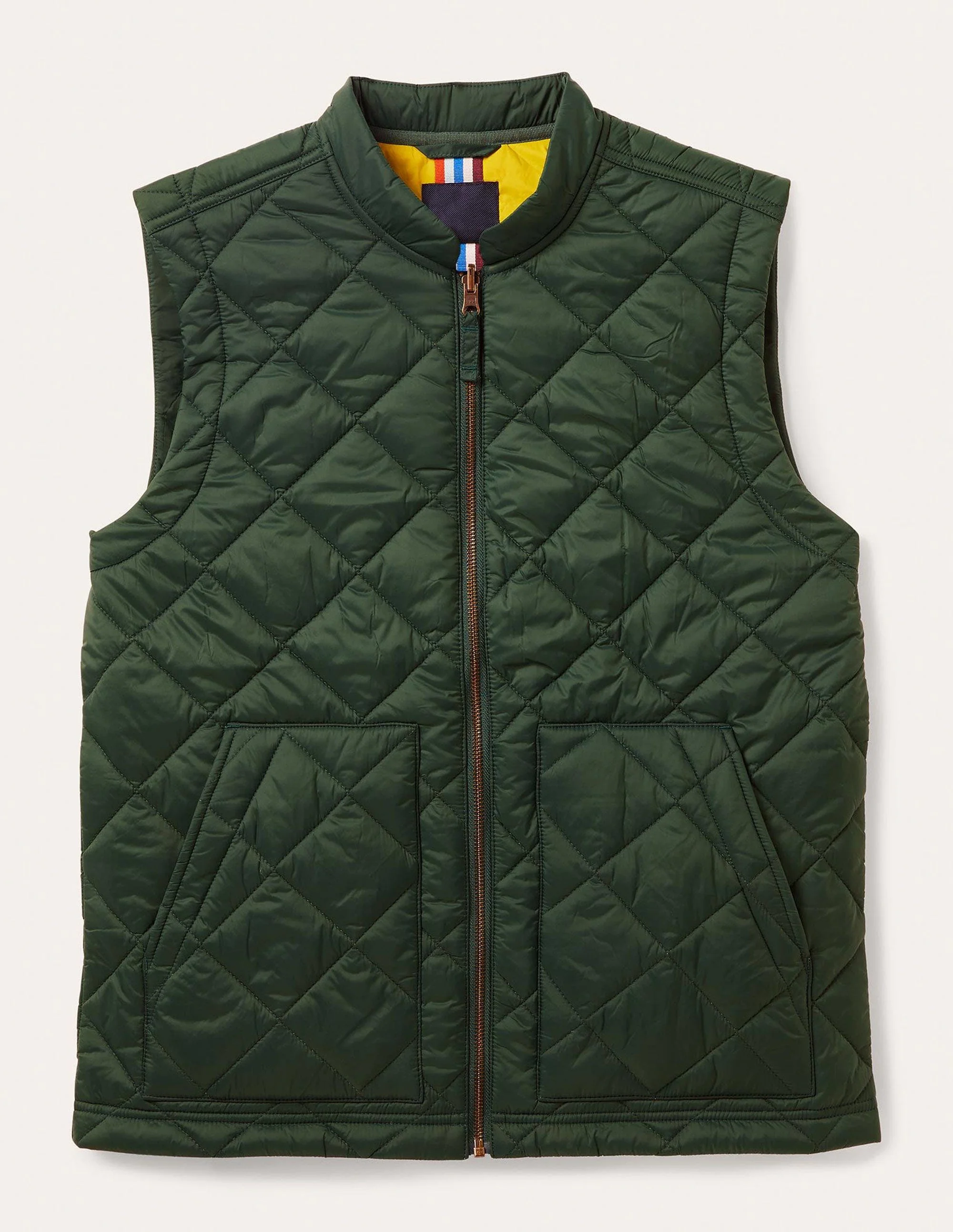 Quilted Gilet-Park Green - Image 12