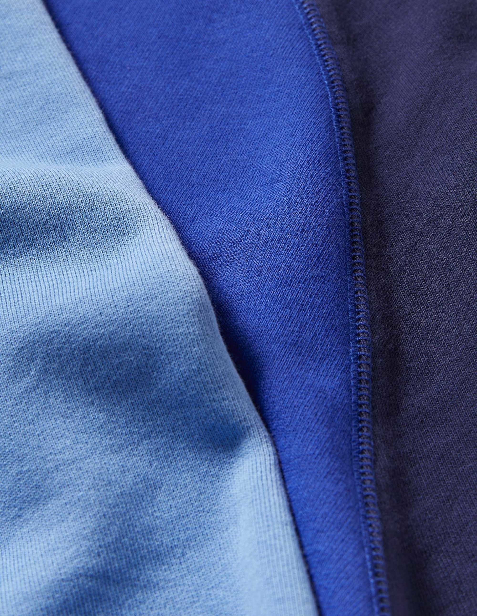 Raglan Sweatshirt-Blue Colourblock - Image 7