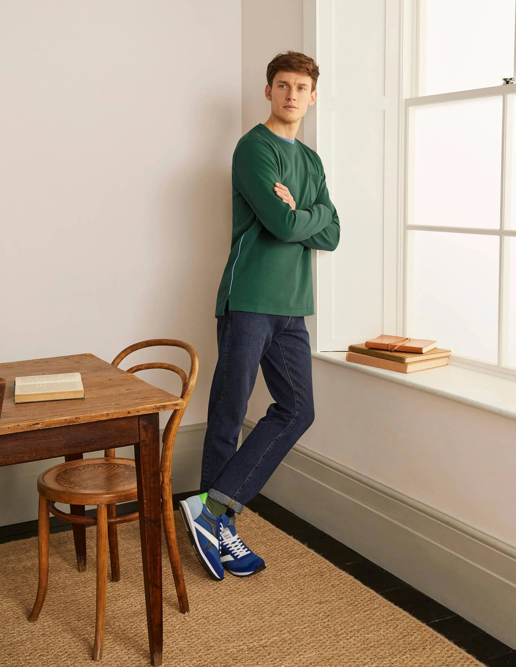 Rye Pocket Crew-Park Green - Image 2