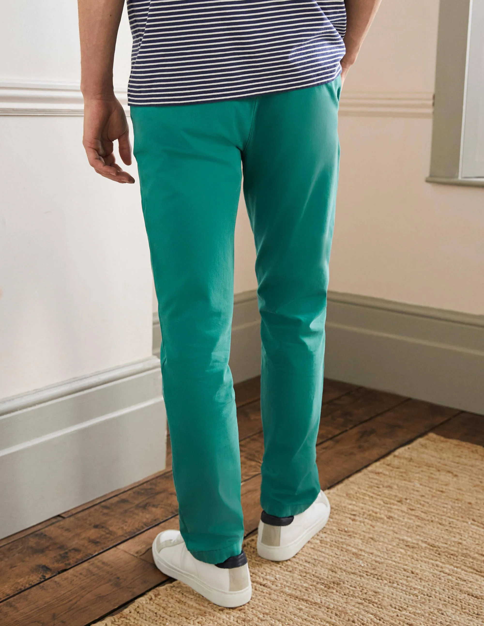 Slim Leg Chinos-Sardinia Green - Image 3