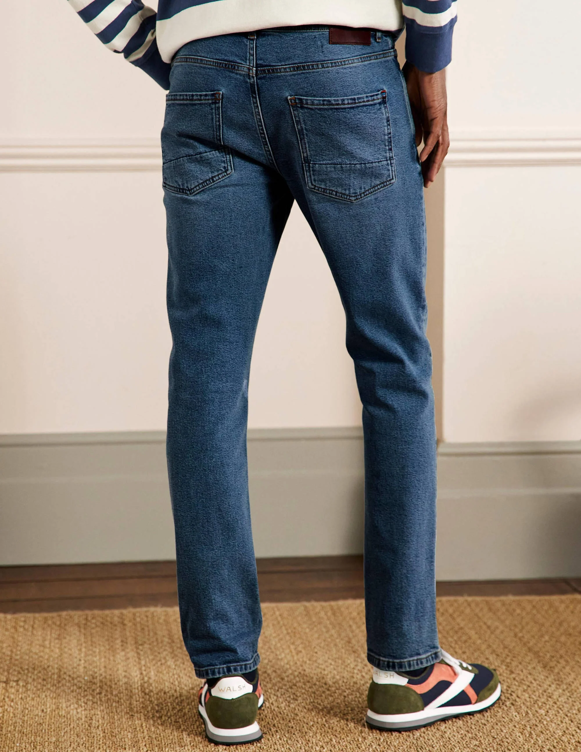 Slim Leg Jeans-Light Rinse Denim - Image 3