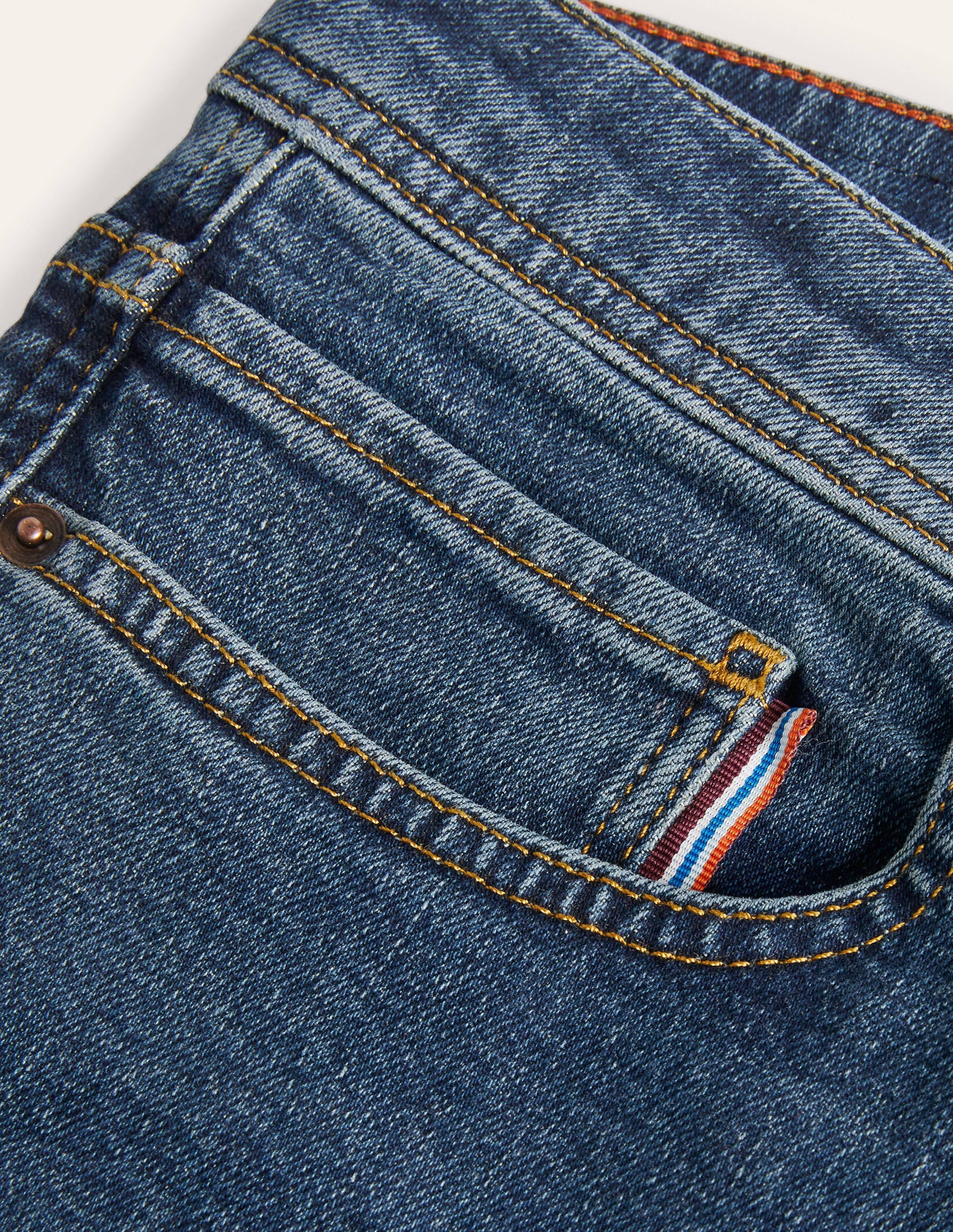 Slim Leg Jeans-Mid Rinse Denim - Image 5