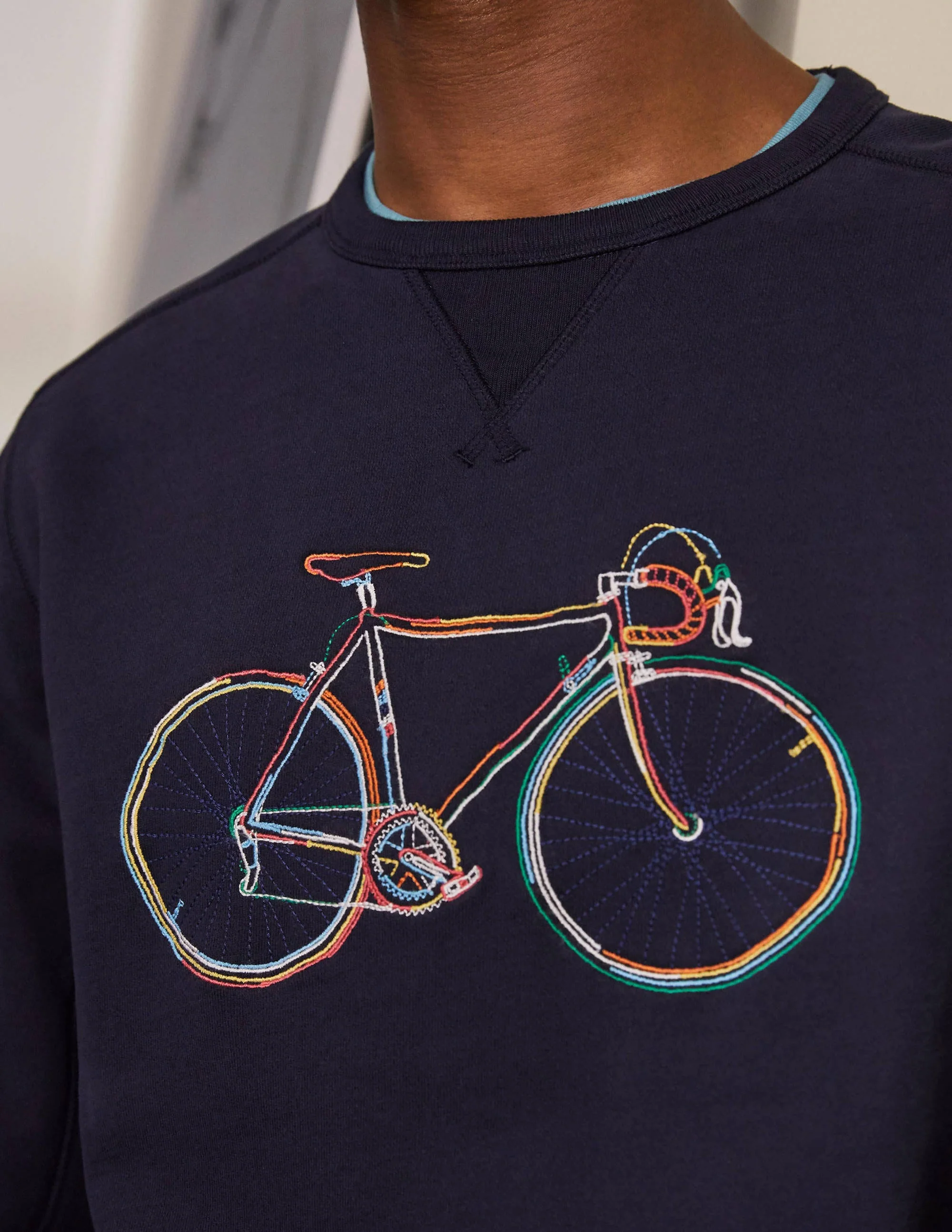 Supersoft Sweatshirt-Bike Embroidery - Image 2
