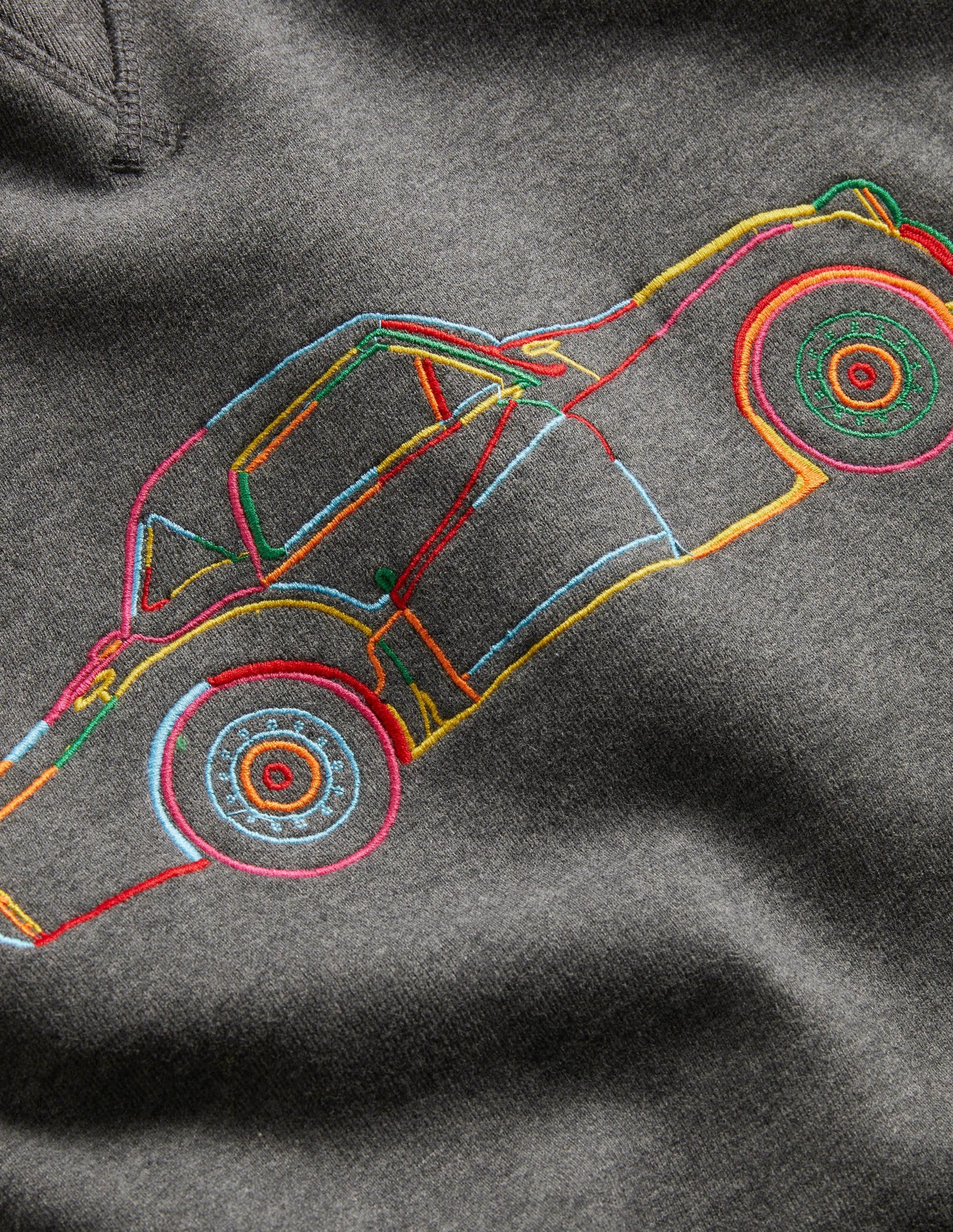 Supersoft Sweatshirt-Charcoal Marl/Car - Image 5