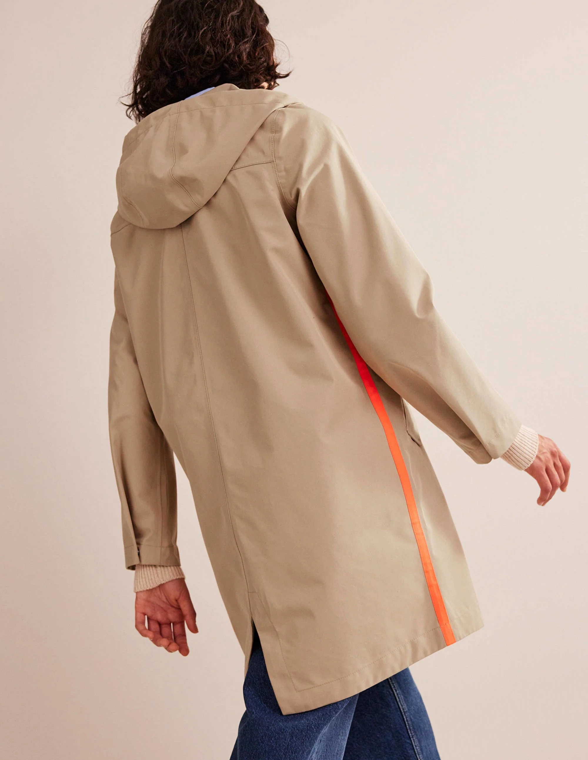 Wells Waterproof Coat-Neutral - Image 3