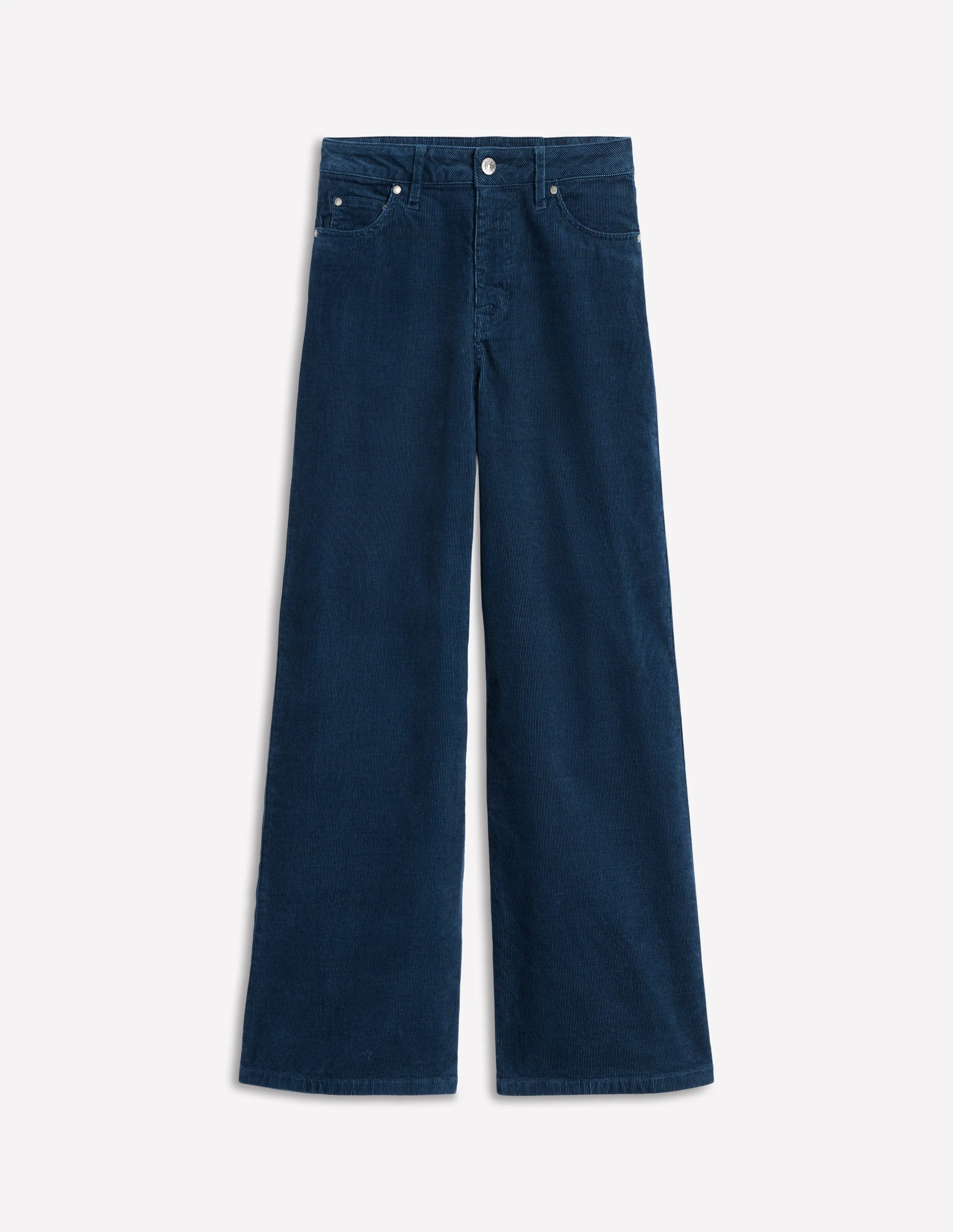 5 Pocket Cord Wide Jeans-Blue Ribbon - Image 5