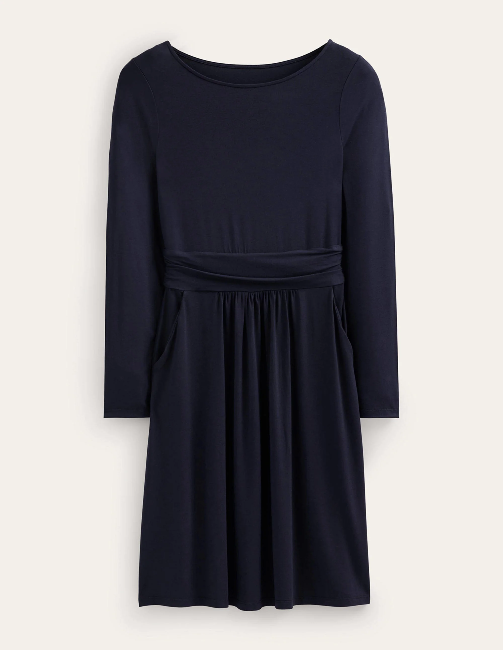 Abigail Jersey Dress-Navy - Image 5