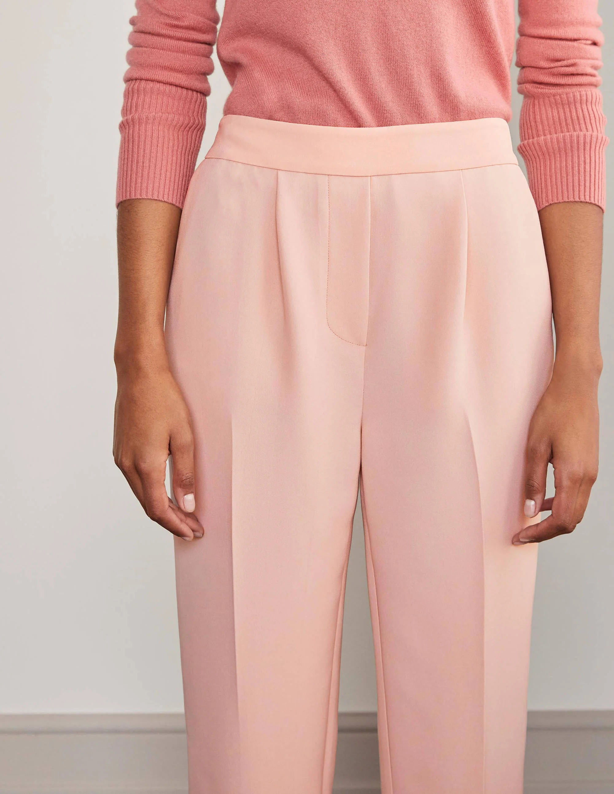 Albemarle Pull On Trousers-Milkshake - Image 4