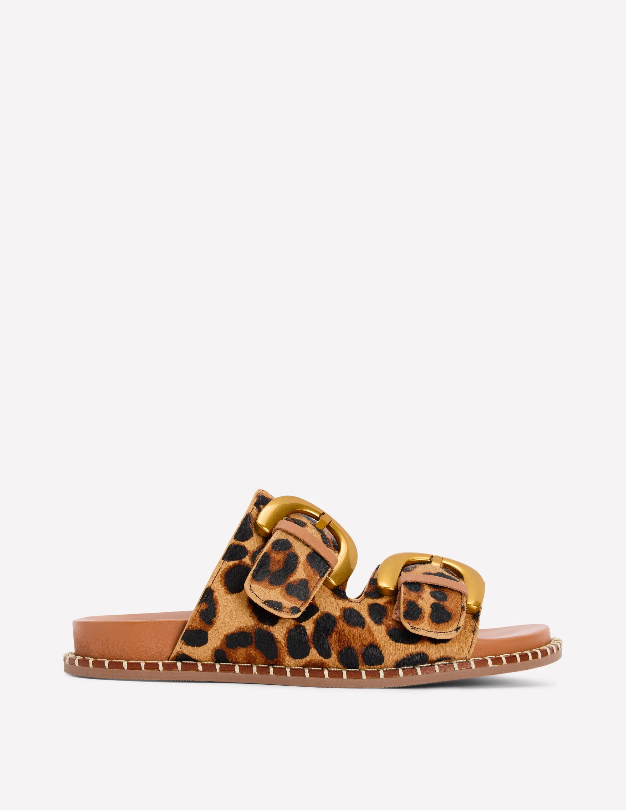 Alberta Footbed Sandals-Leopard