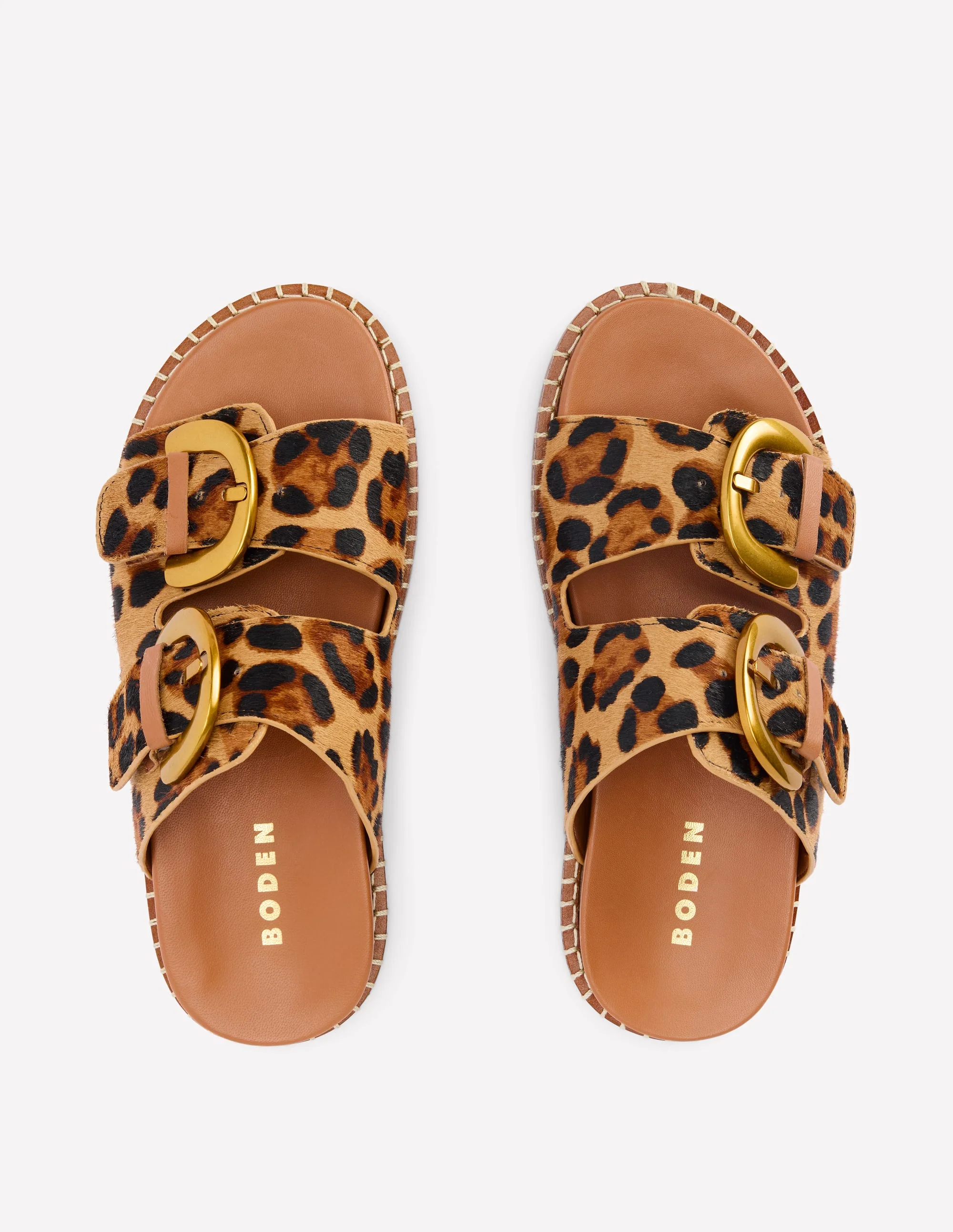 Alberta Footbed Sandals-Leopard - Image 5
