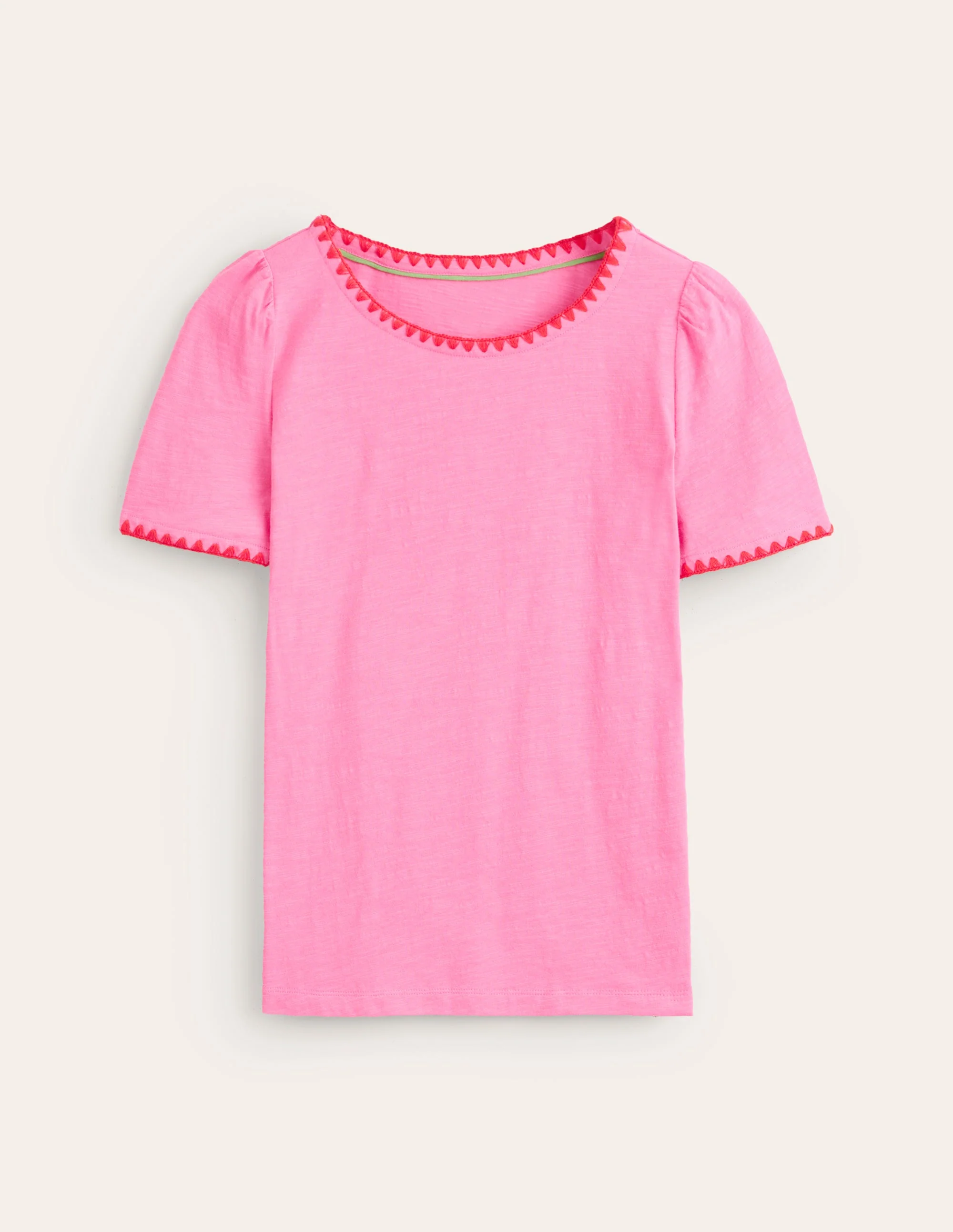 Ali Crochet T-shirt-Sangria Sunset - Image 5