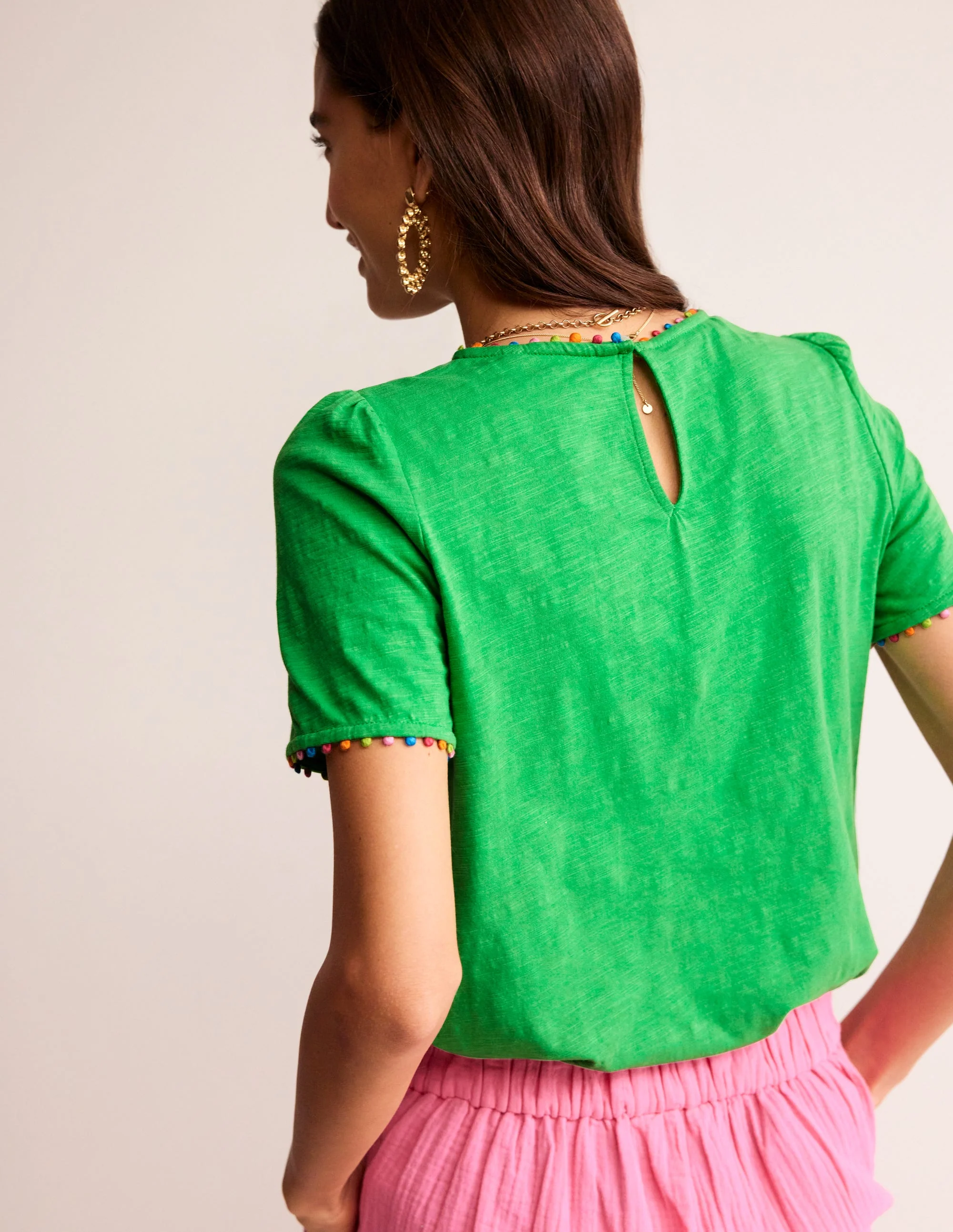 Ali Jersey T-Shirt-Kelly Green - Image 3