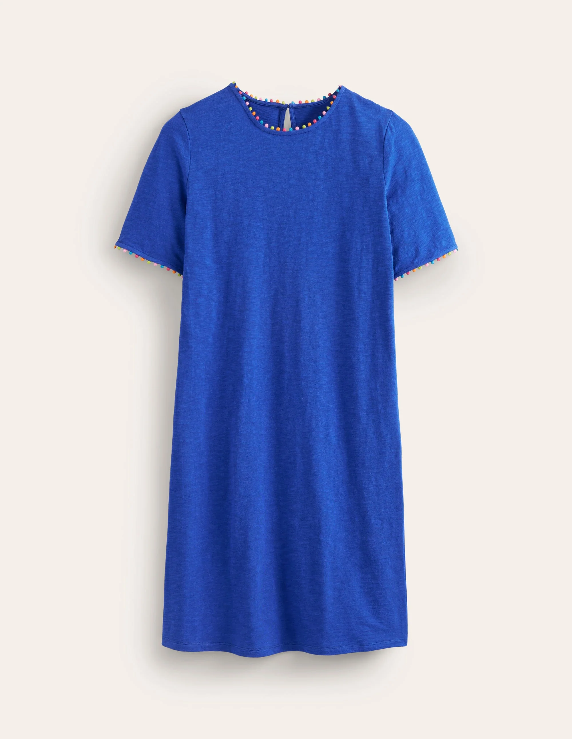 Ali Pom Sleeve Dress-Surf the Web - Image 5