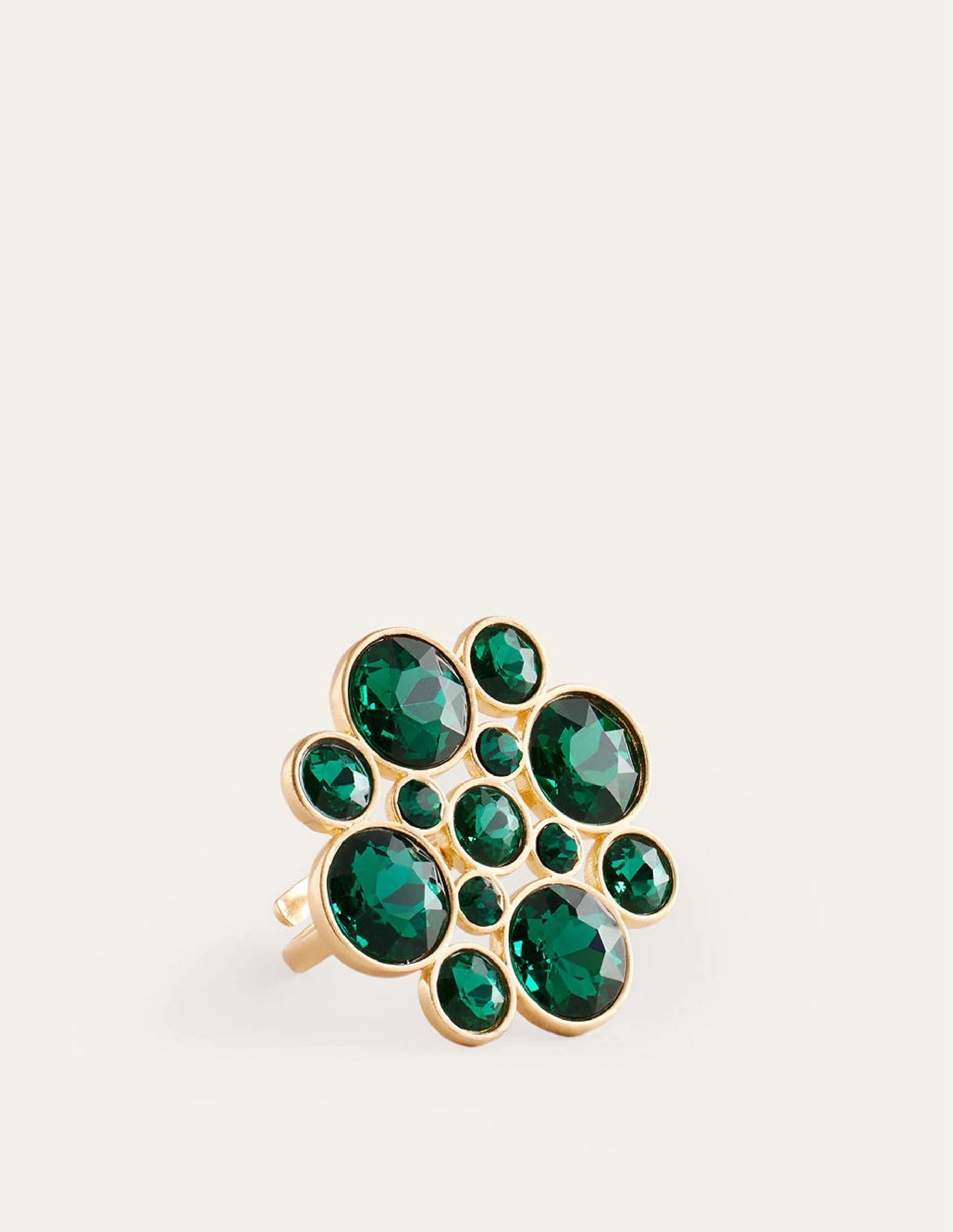 Andrea Jewel-Cluster Ring-Green - Image 2