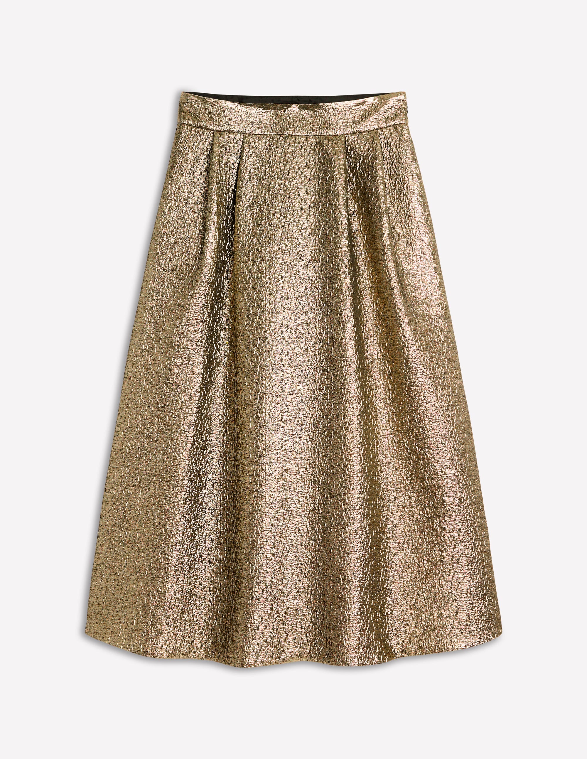 Angelica Jacquard Skirt-Gold - Image 7