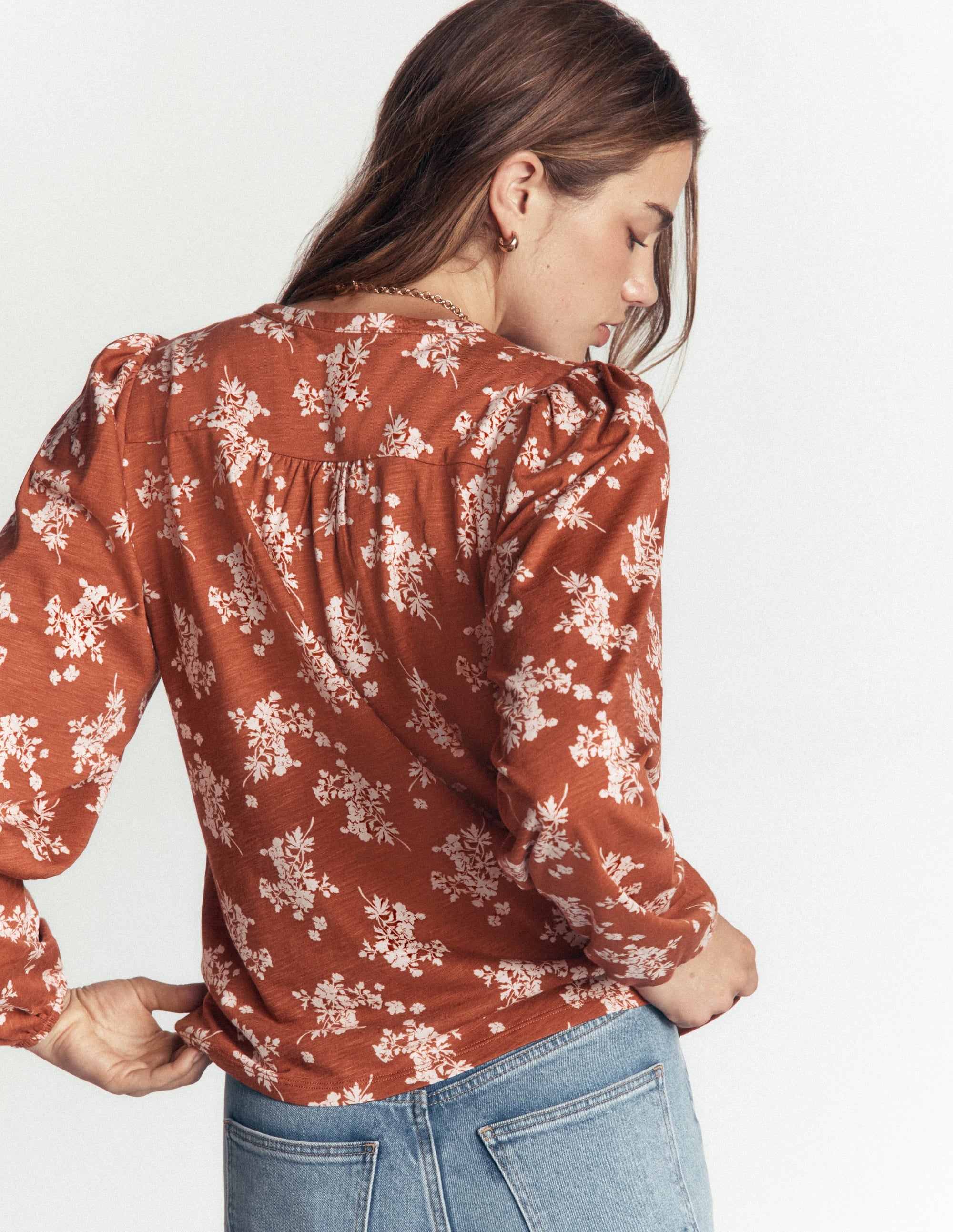 Ara Jersey Shirt-Arabian Spice, Flecked Bunch - Image 3