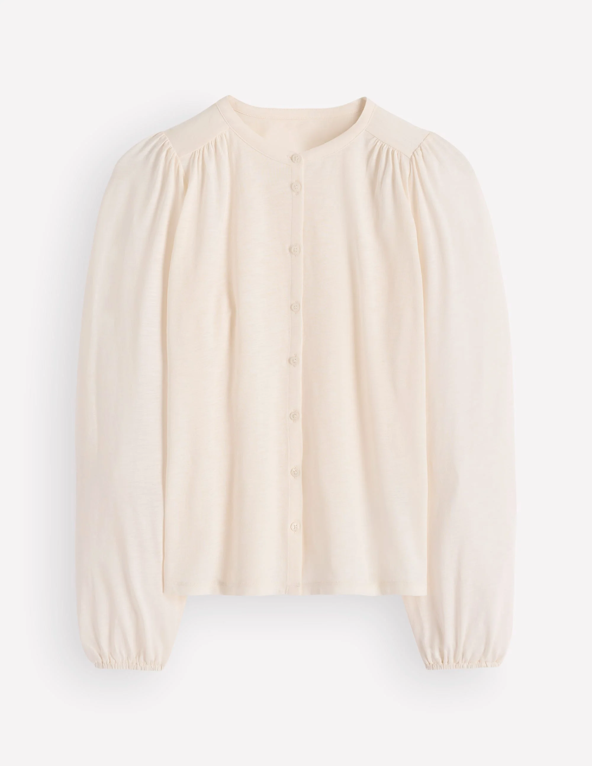 Ara Jersey Shirt-Ivory - Image 6