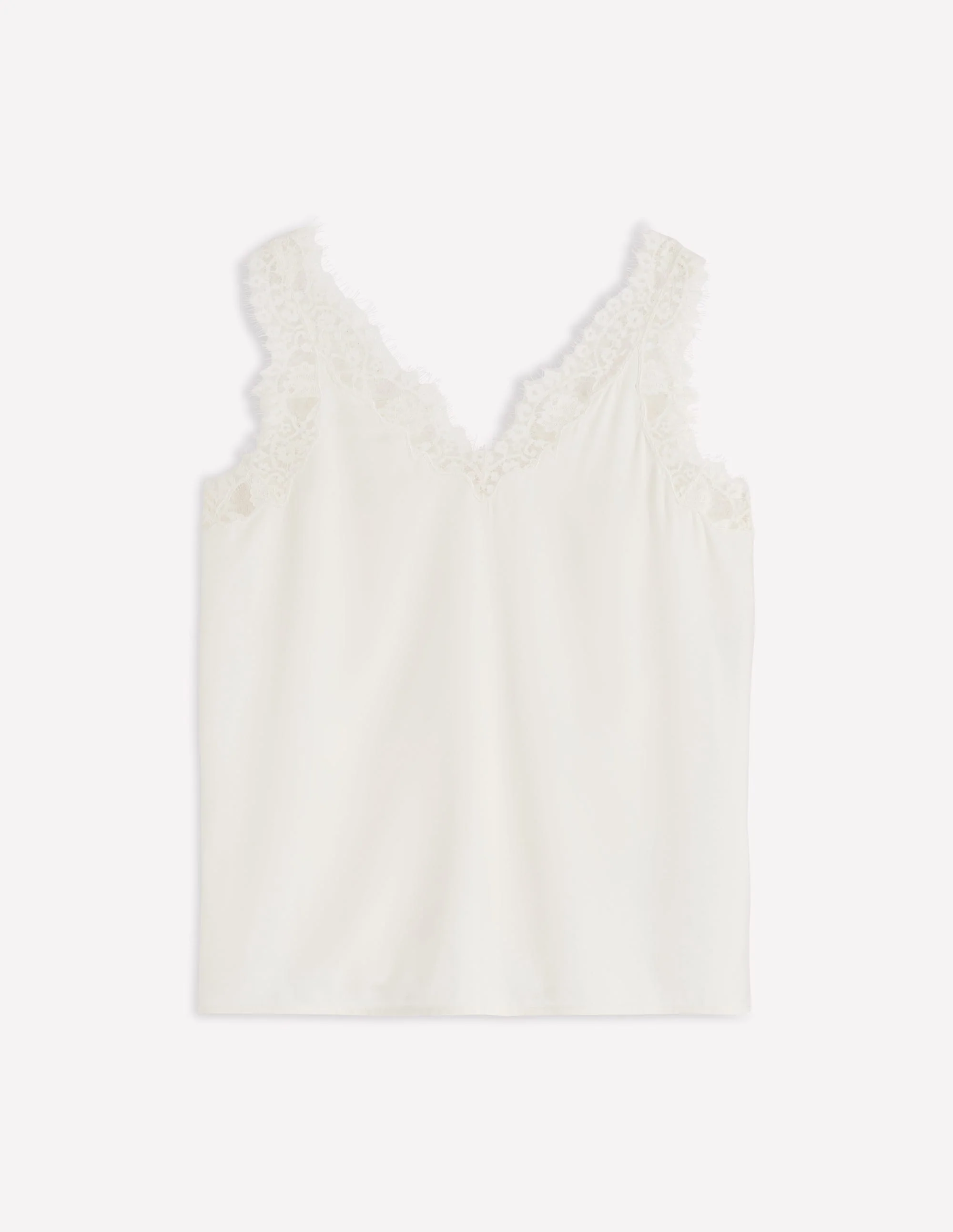 Ara Silk Blend Lace Cami-Ivory - Image 6