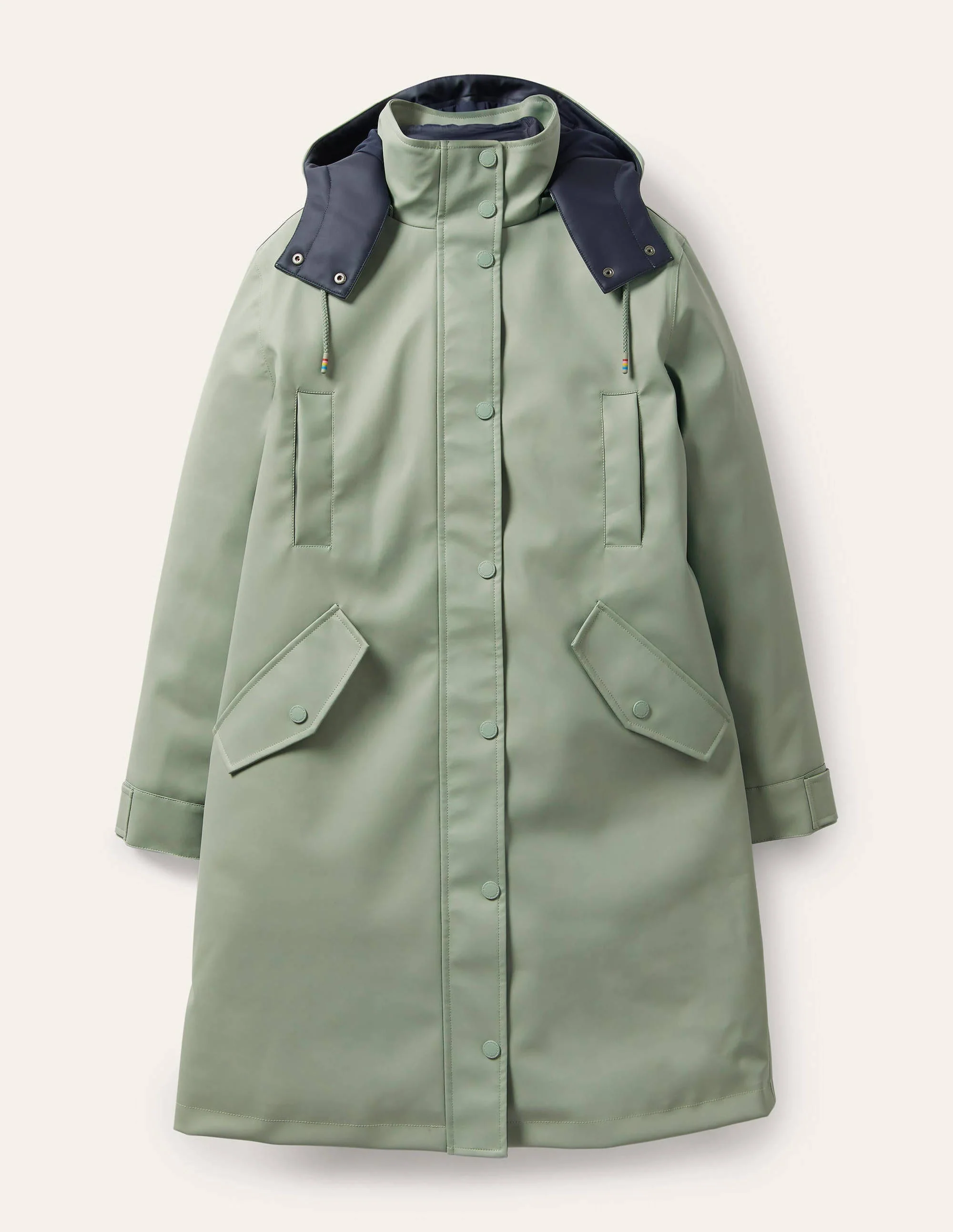 Bamburgh Raincoat-Sage/Navy - Image 5