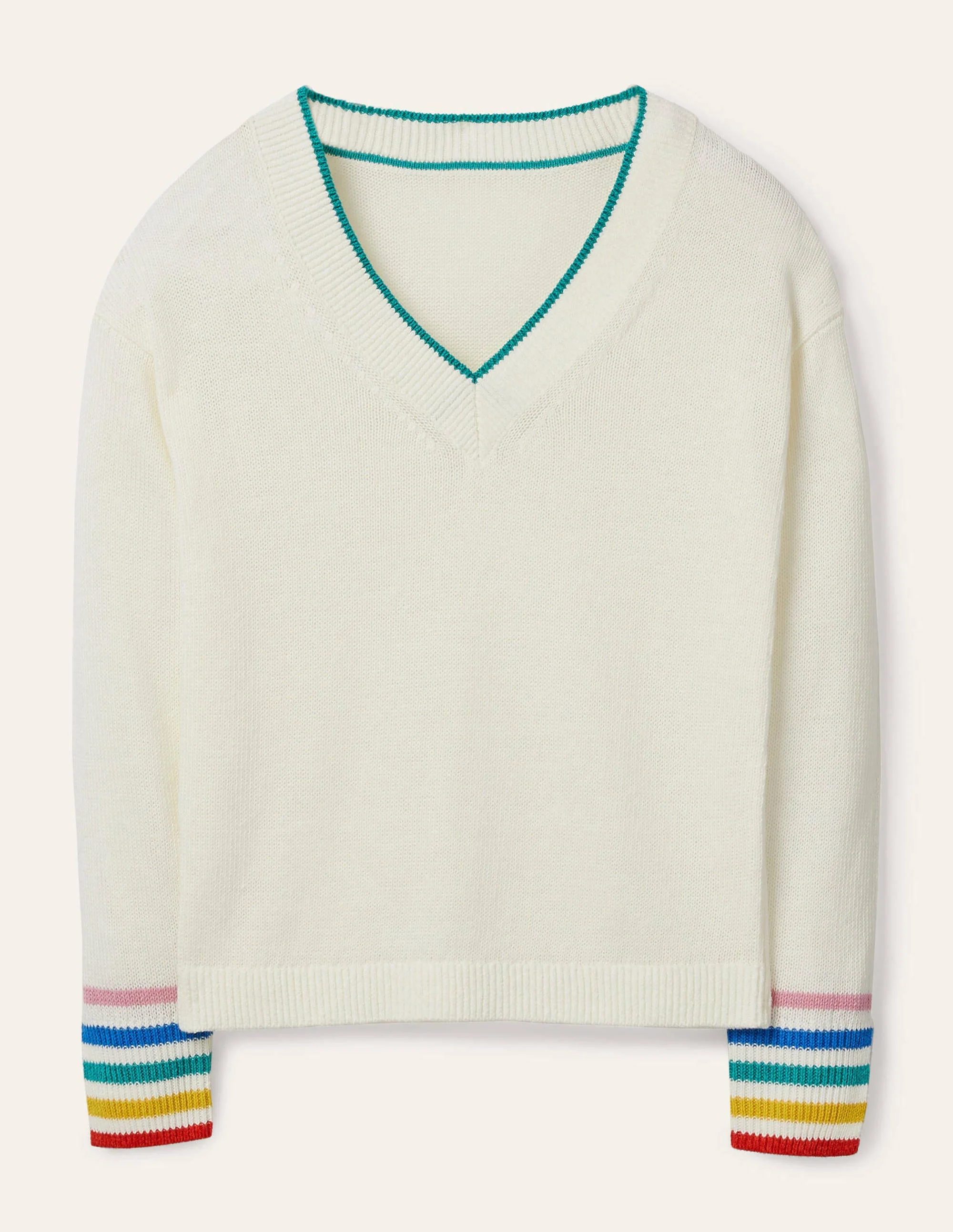 Bamburgh Relaxed Jumper-Ivory - Image 6
