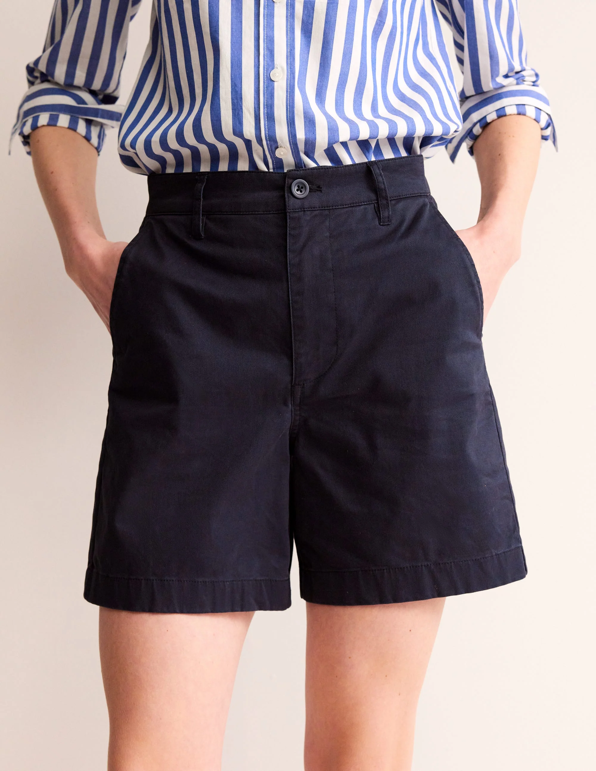 Barnsbury Chino Short-Navy - Image 4