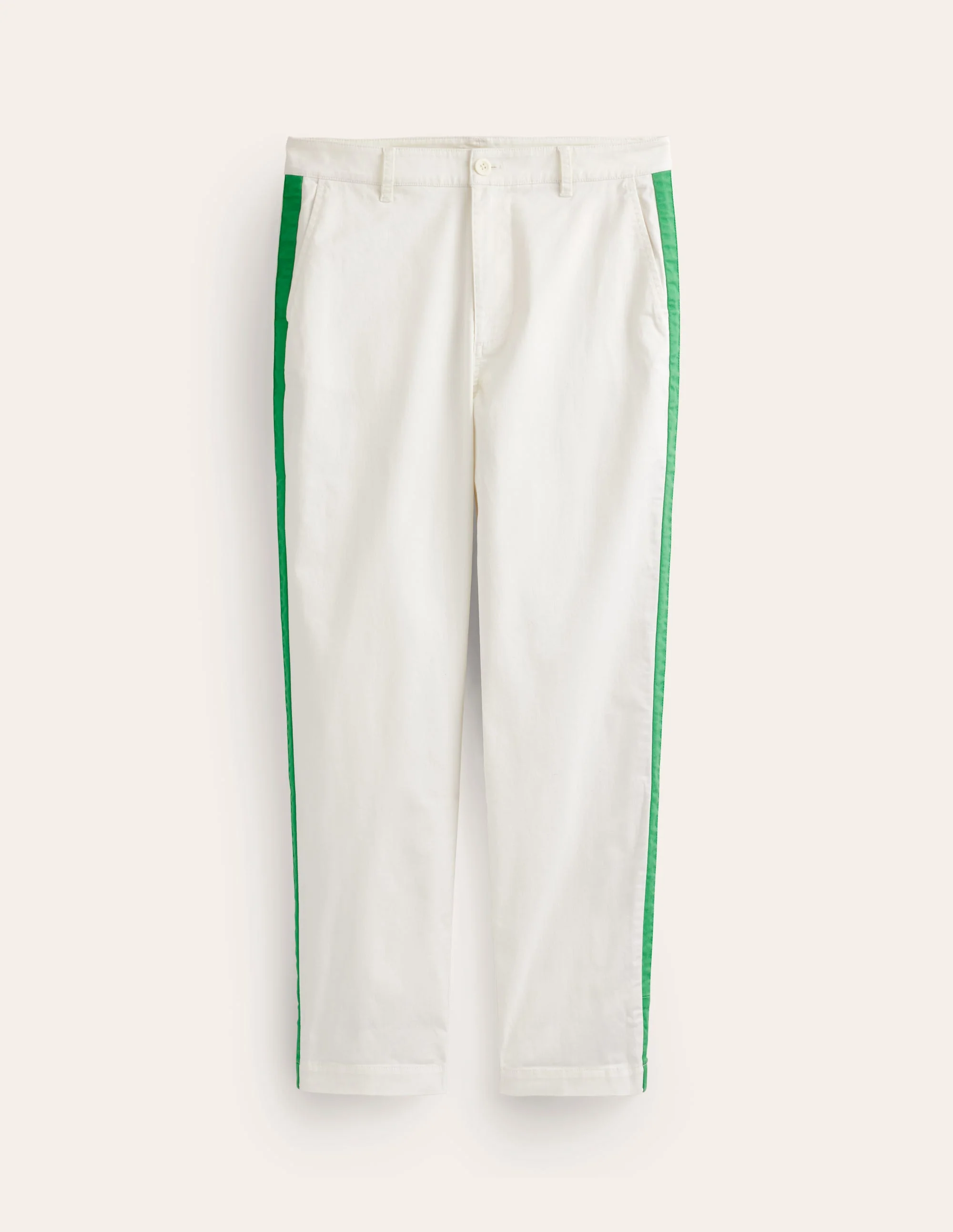 Barnsbury Chino Trousers-Ivory Side Stripe - Image 5
