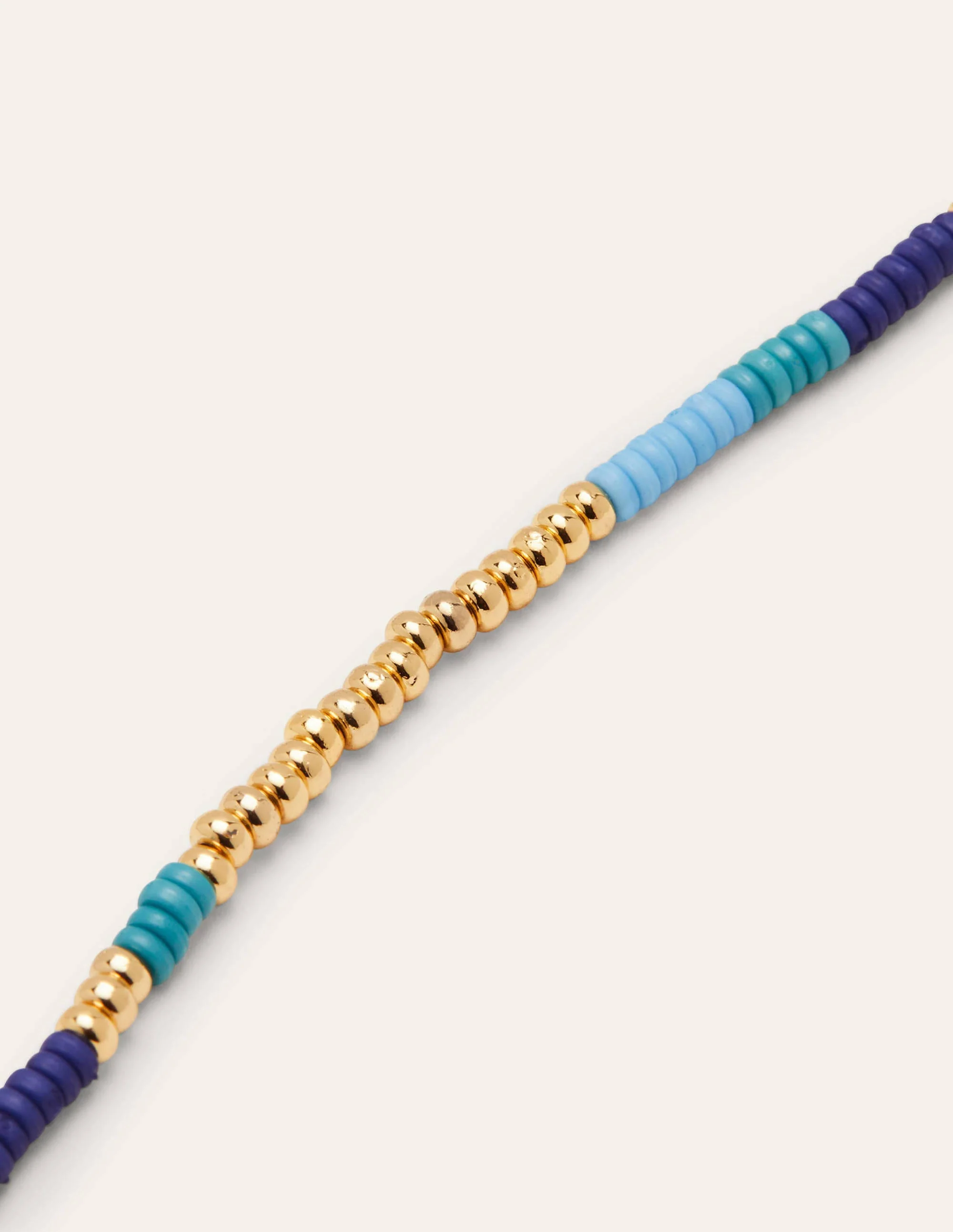 Beaded Necklace-Blue Multi - Image 2