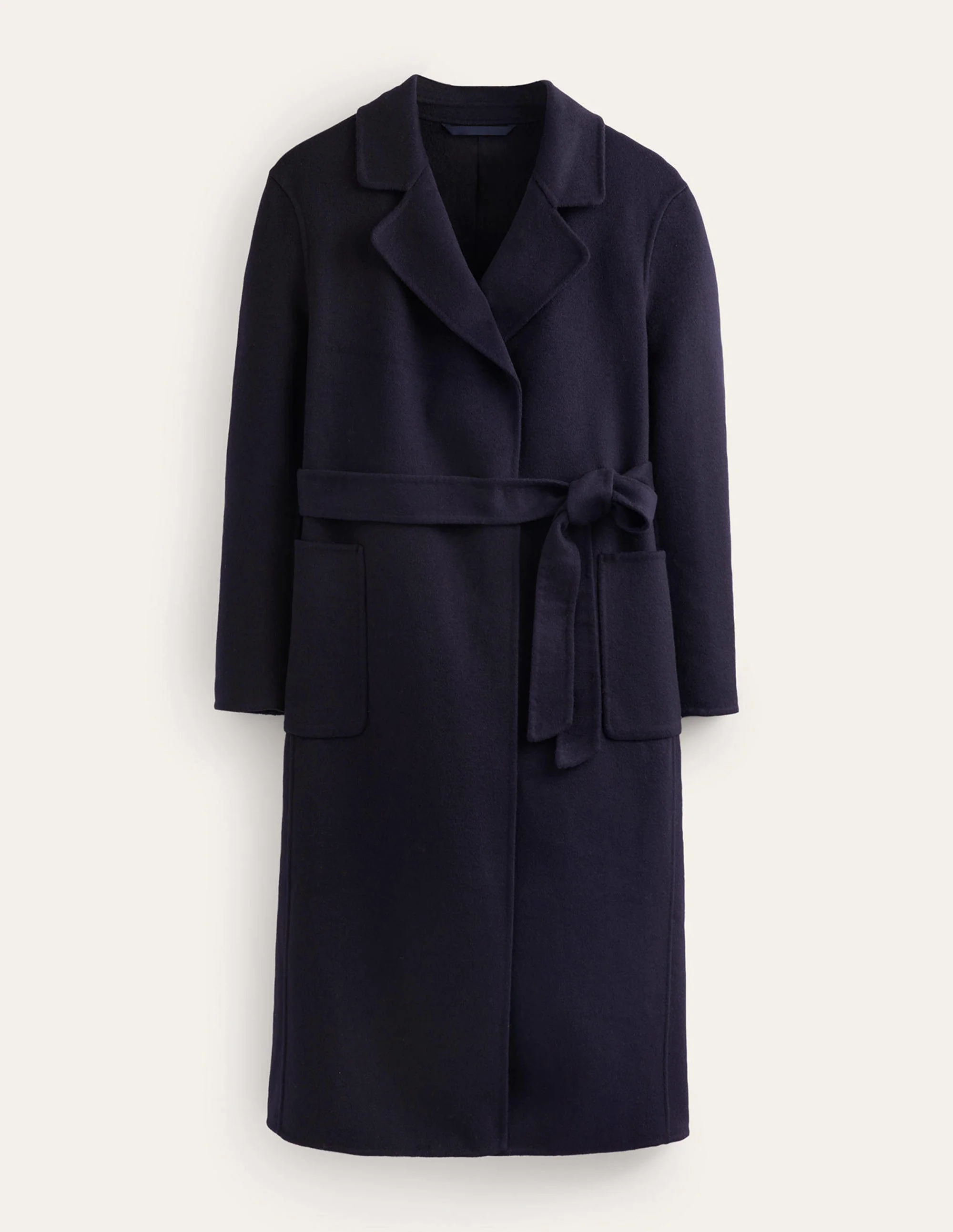 Bristol Wool-Blend Coat-Navy - Image 8