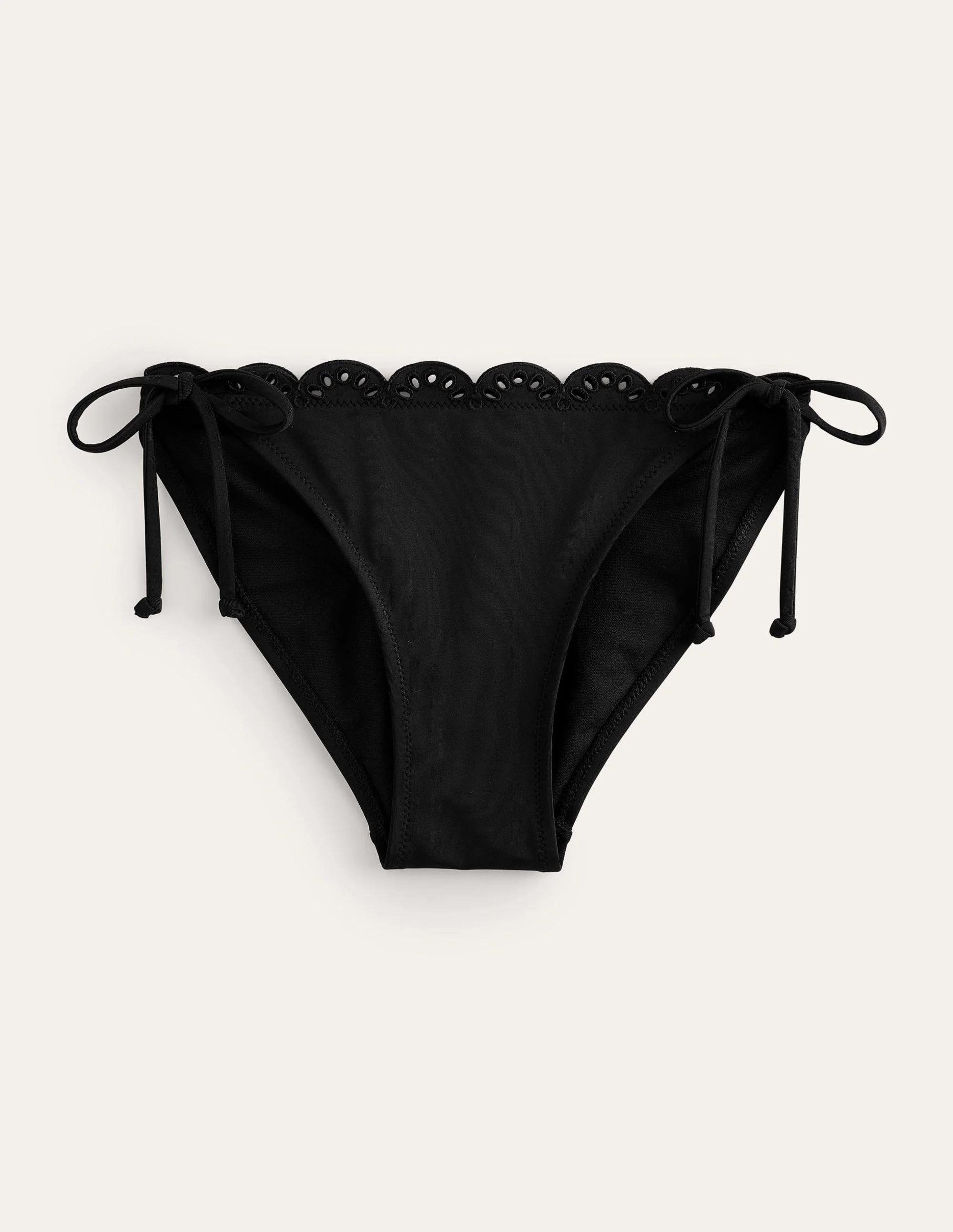Broderie Bikini Bottoms-Black - Image 5