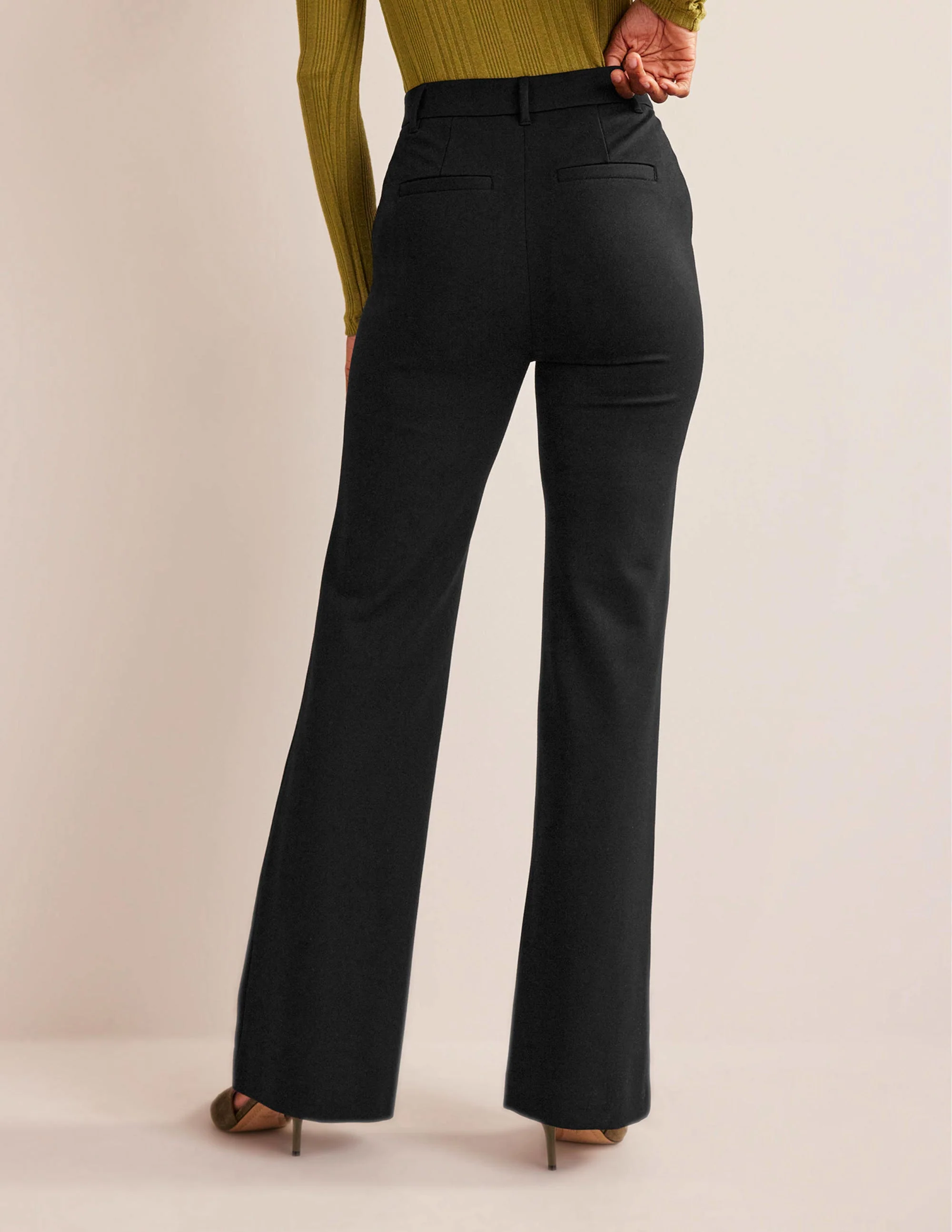 Brompton Ponte Trousers-Black - Image 3