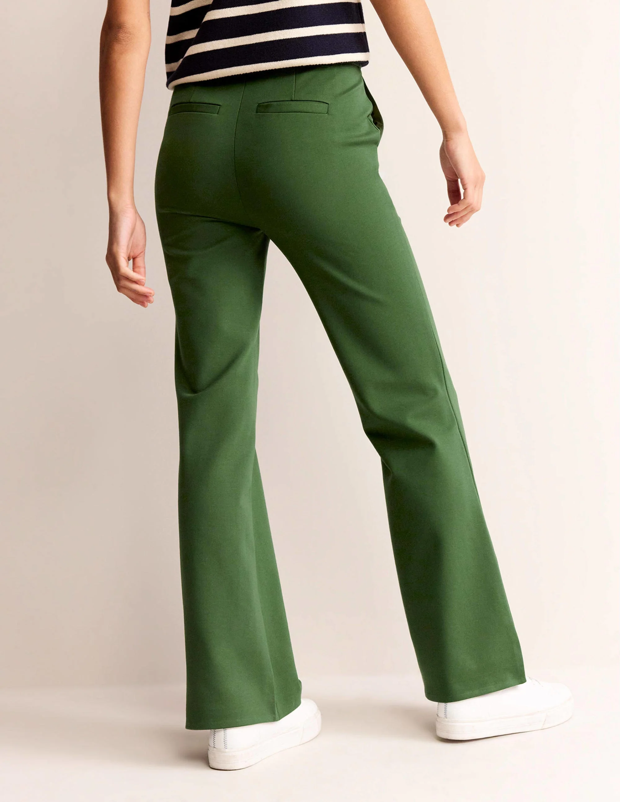 Brompton Ponte Trousers-Winter Green - Image 4