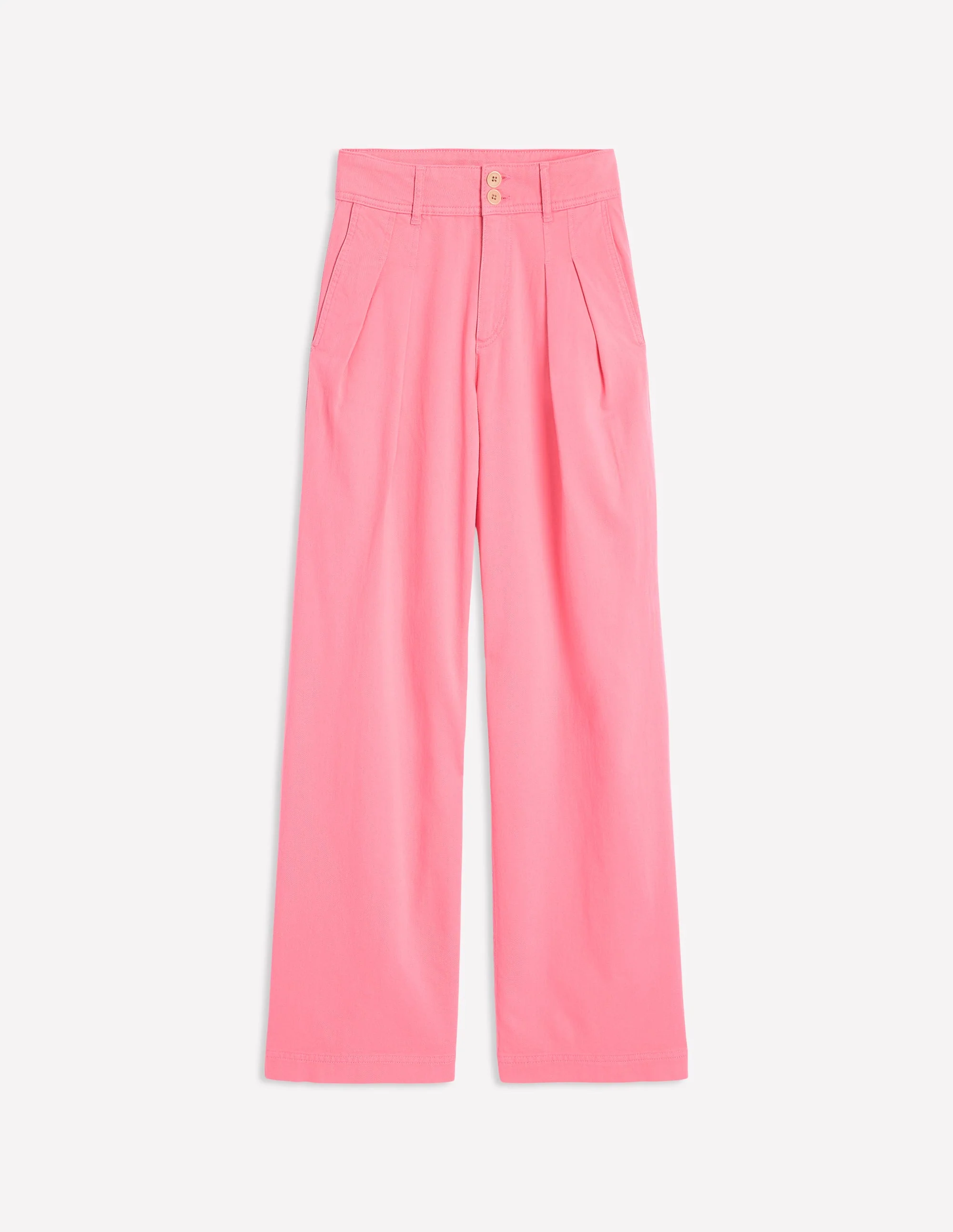 Brompton Wide Leg Trousers-Pink Rose - Image 6