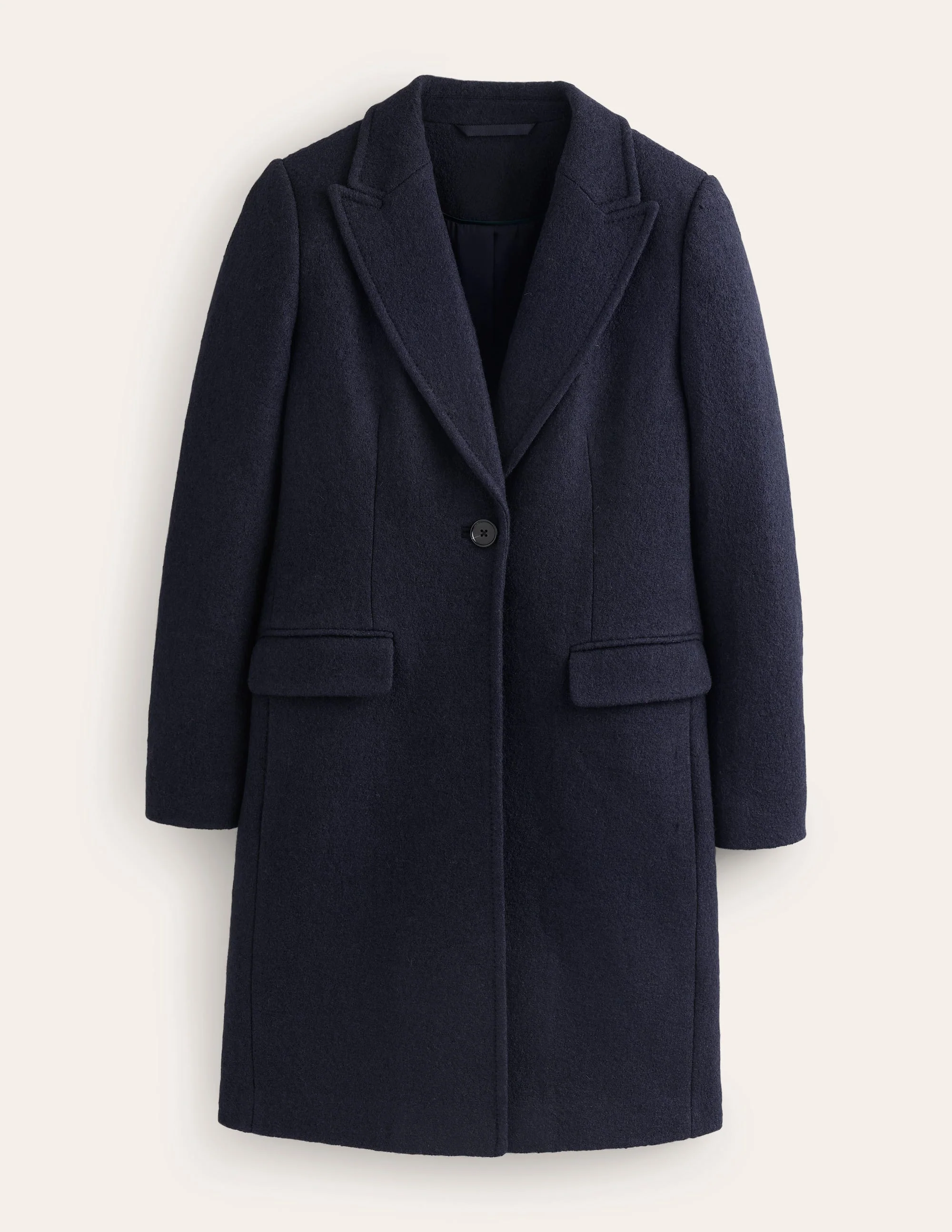 Canterbury Textured Coat-Navy - Image 9