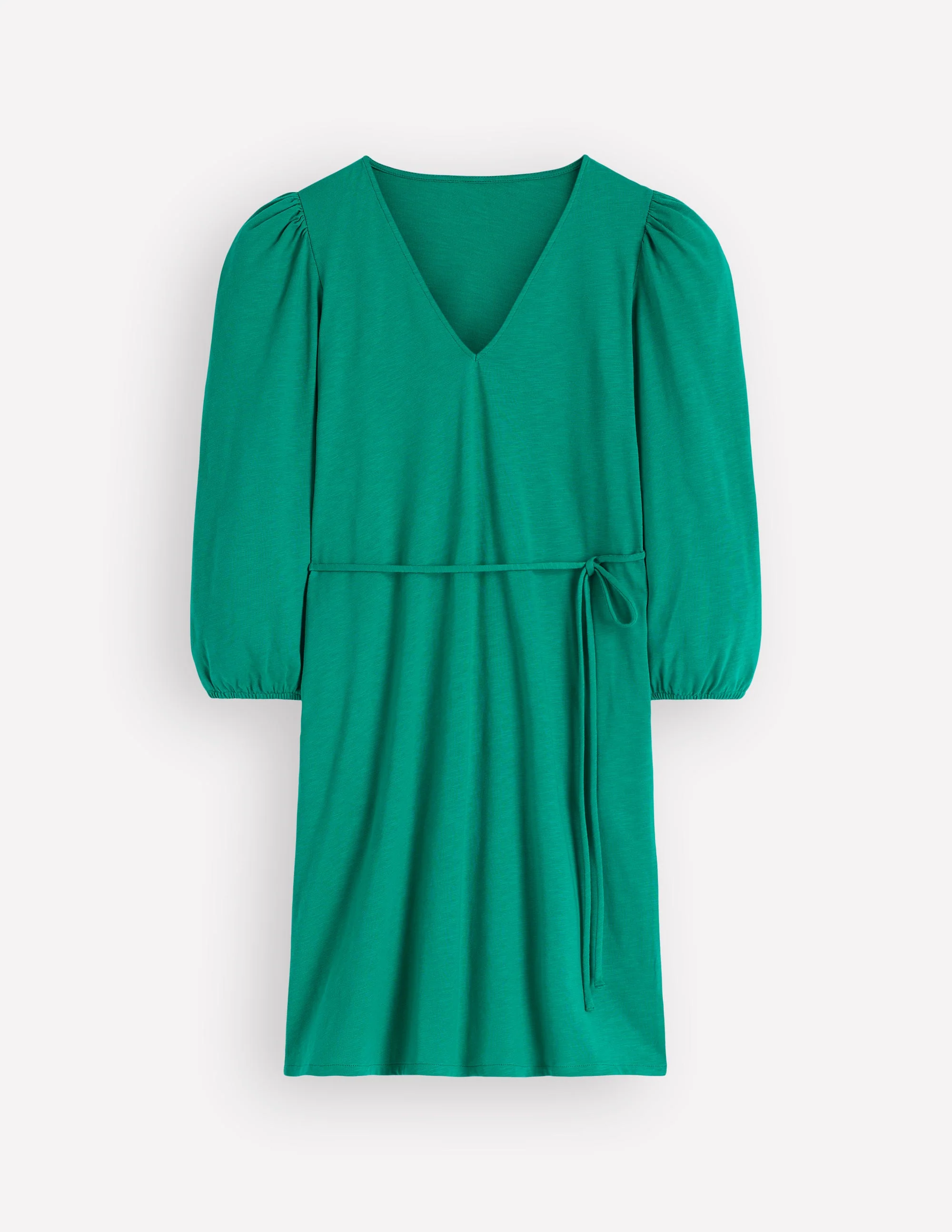 Cary V-Neck Short Dress-Deep Teal - Image 7